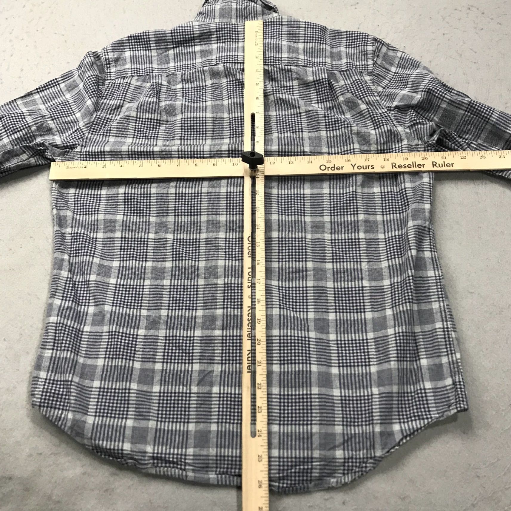 Steven Alan Steven Alan Shirt Mens Medium Gray Cotton Casual Button Long Sleeve Designer Size US M / EU 48-50 / 2 - 6 Thumbnail
