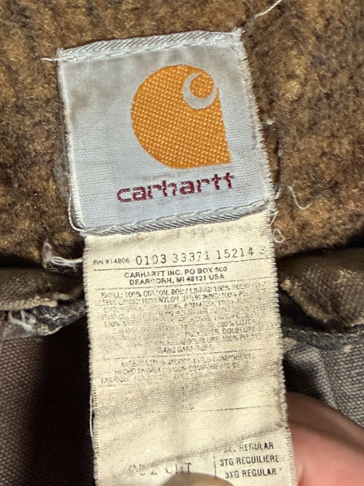 Carhartt 2003 CARHARTT VINTAGE JACKET Size US XXL / EU 58 / 5 - 6 Thumbnail