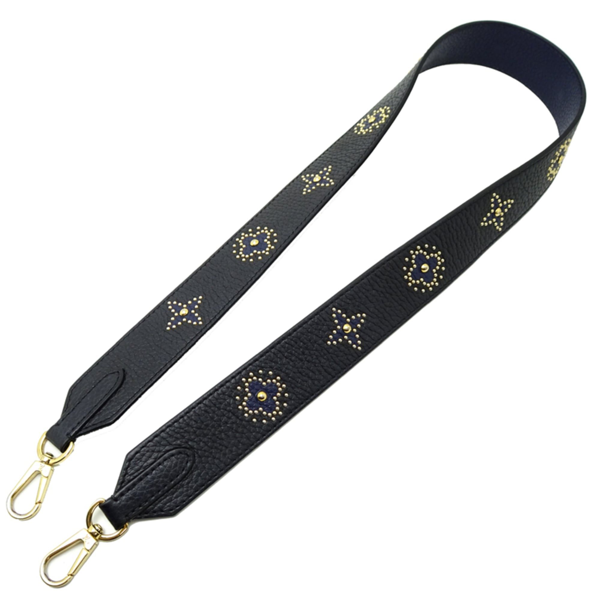 Louis Vuitton Louis Vuitton Women's Shoulder Strap Leather Navy with Initials "K.S." Size ONE SIZE - 1 Thumbnail