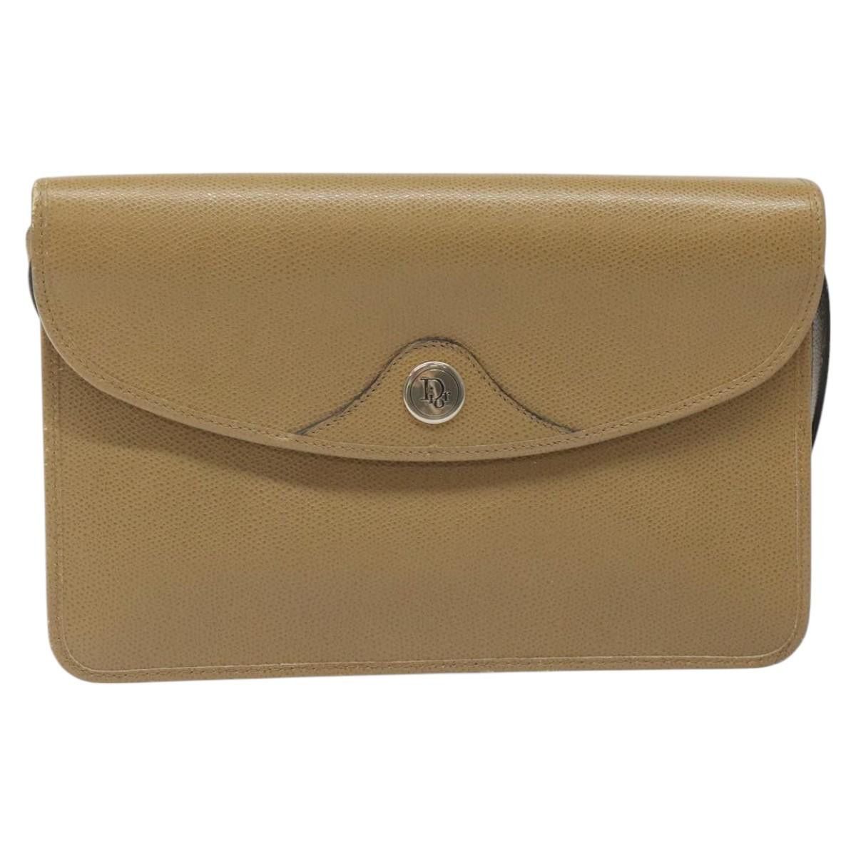Dior DIOR Shoulder Bag Leather Beige Size ONE SIZE - 13 Thumbnail