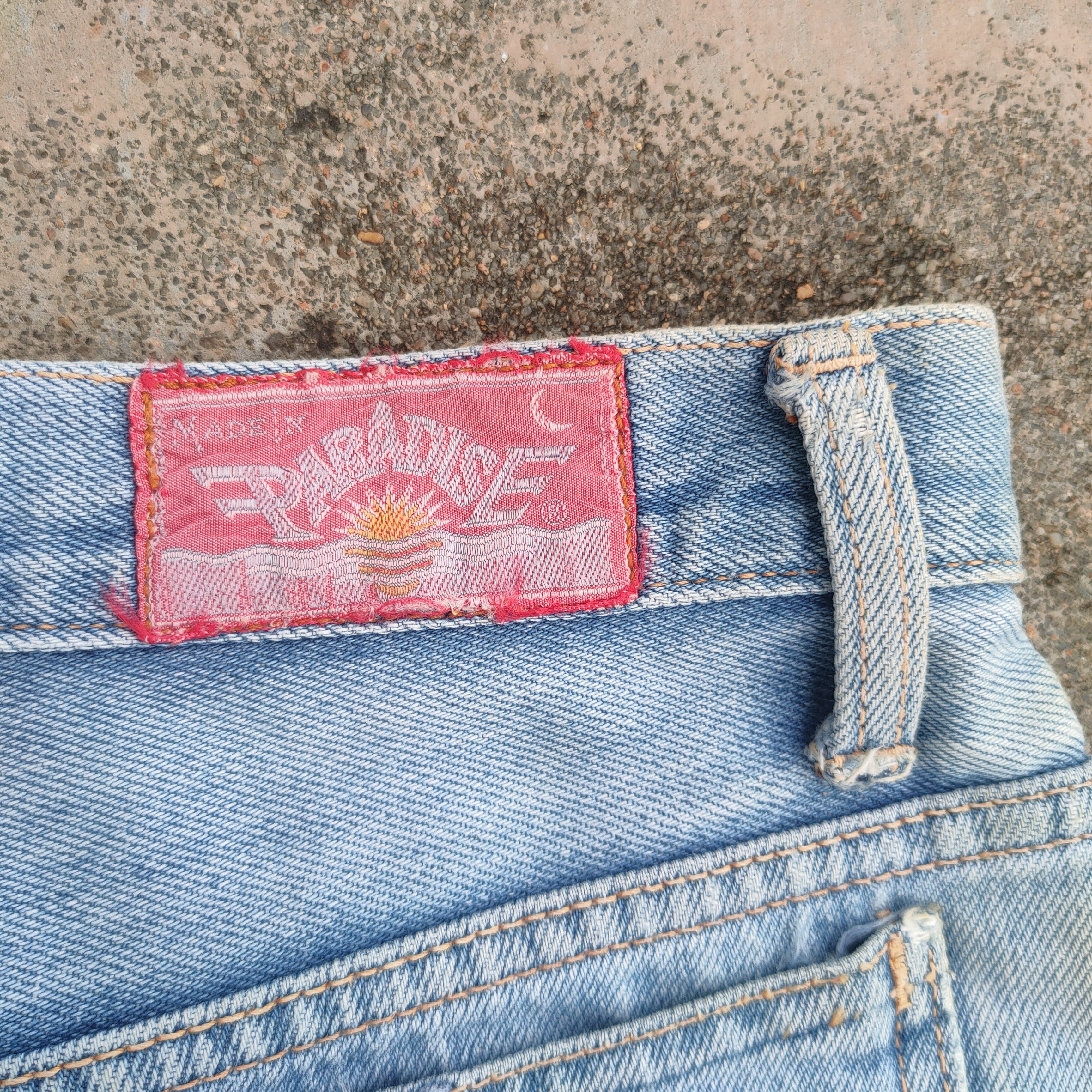 Paradise VINTAGE PARADISE FADED MUD WASH DENIM JEANS PANTS Size US 30 / EU 46 - 13 Thumbnail