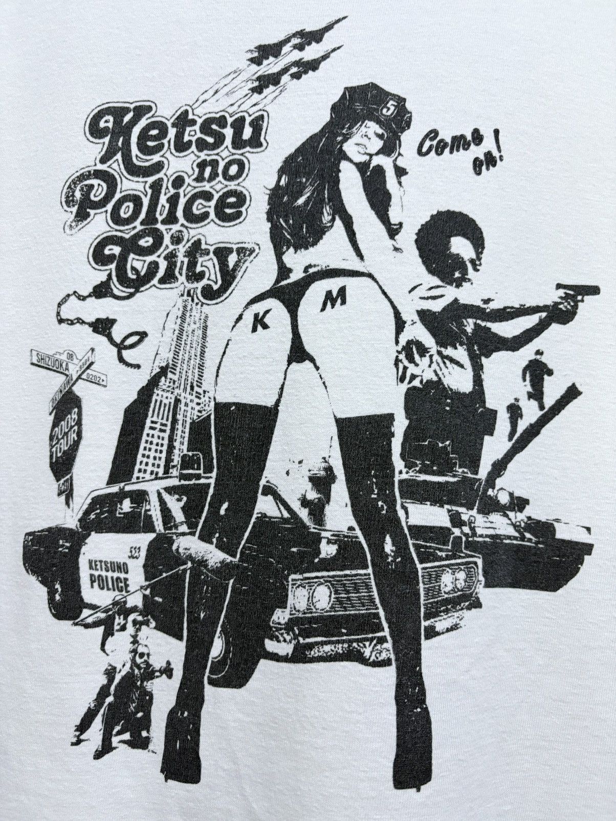 Hysteric Glamour 2000's KTM " No Police City " / Hysteric Glamour T-Shirt Size US S / EU 44-46 / 1 - 5 Thumbnail