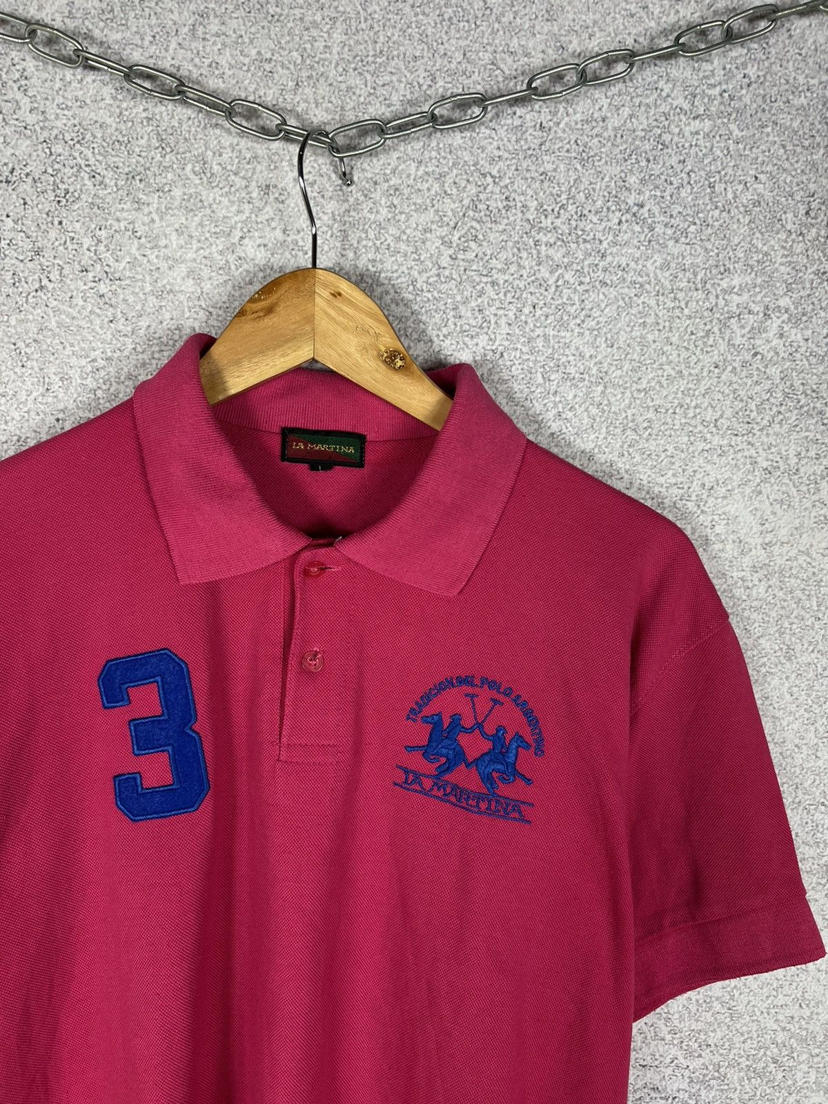 La Martina Vintage La Martina Polo Shirt Size US L / EU 52-54 / 3 - 2 Thumbnail