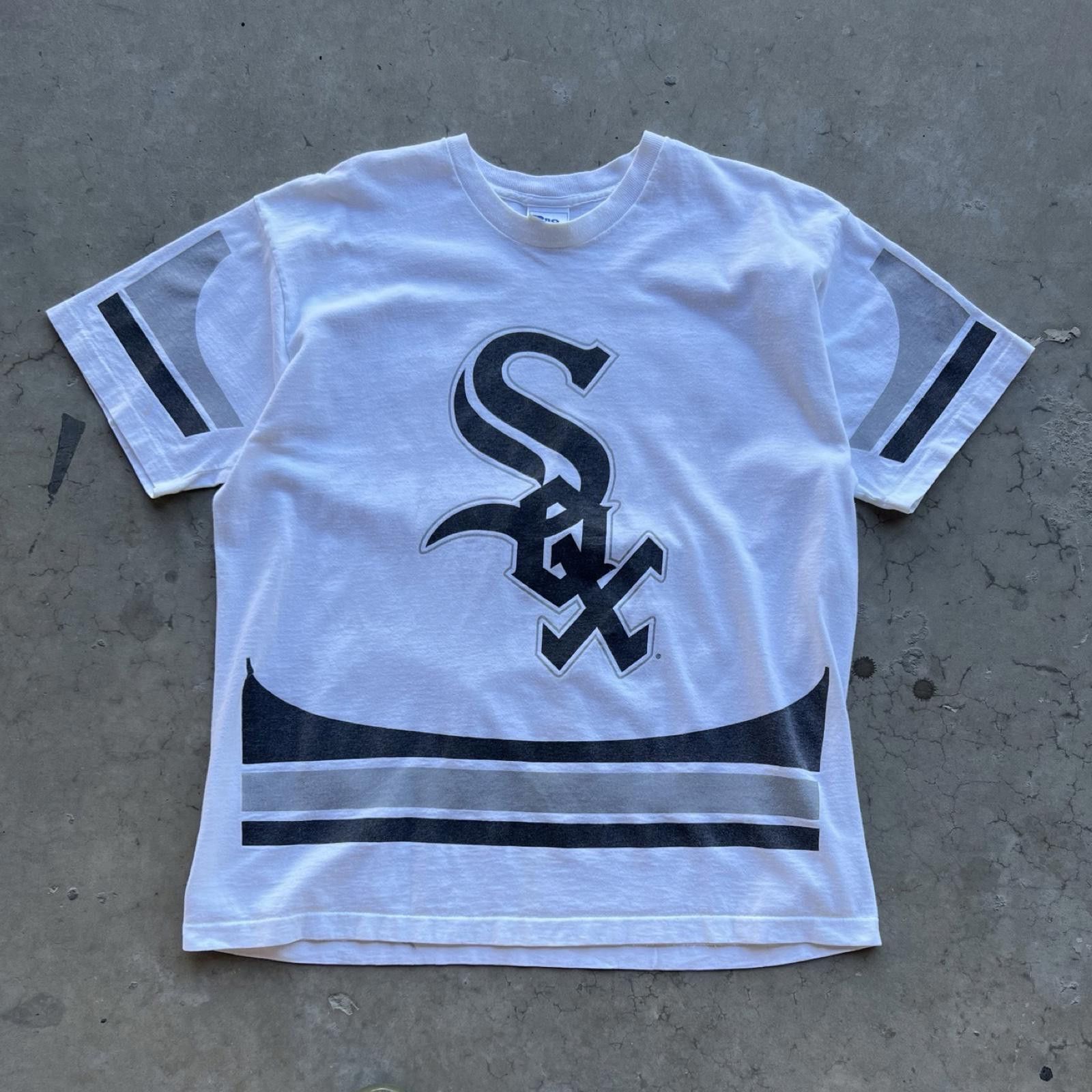 Pro Player 90s White sox Pro Player Tee Vintage Rare Size US XL / EU 56 / 4 - 1 Thumbnail
