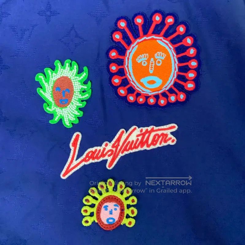 Louis Vuitton Louis Vuitton Men's Hooded Blue Jacket . Size US M / EU 48-50 / 2 - 5 Thumbnail