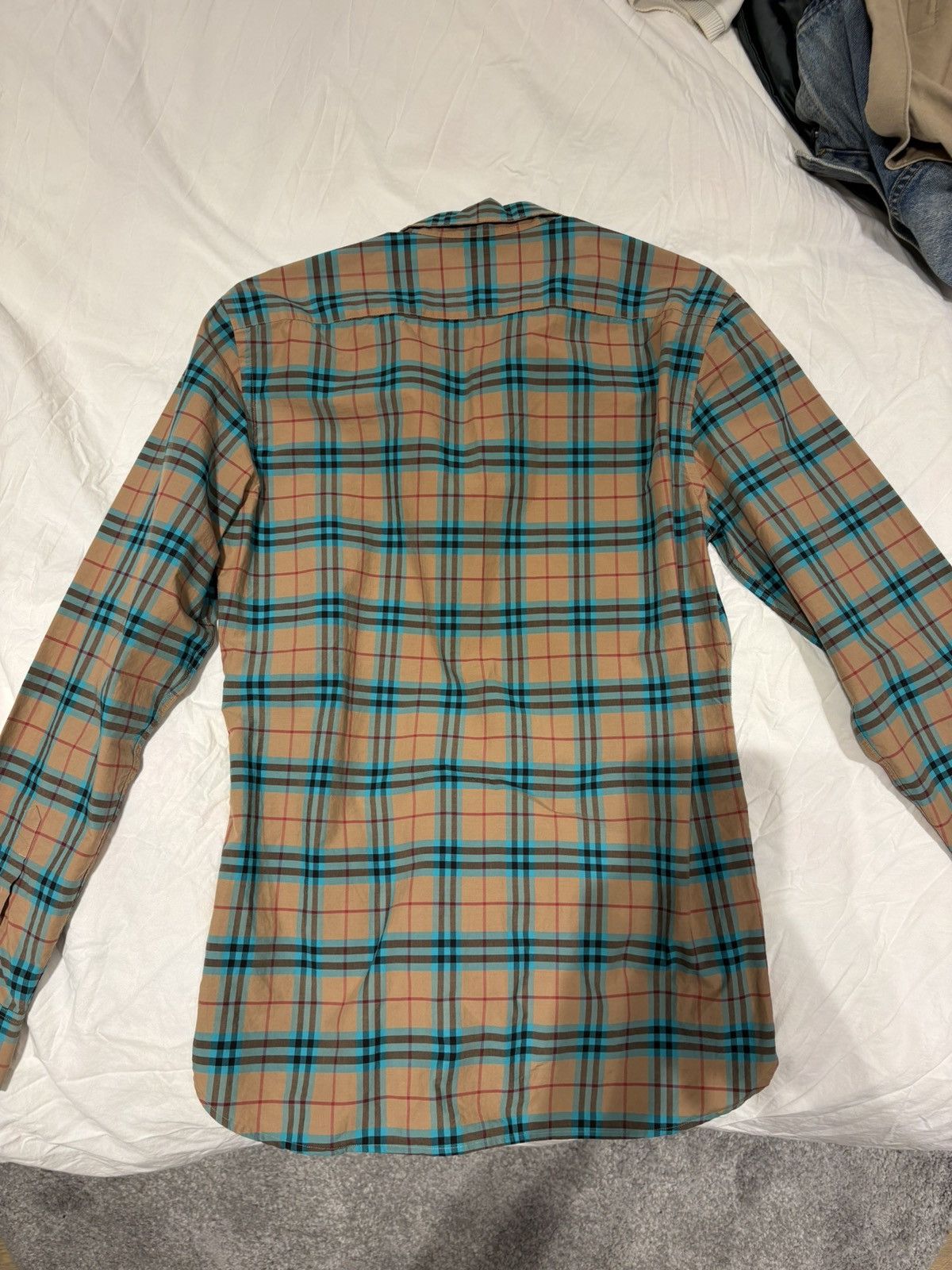Burberry Burberry mens shirt blue/beige Size US XS / EU 42 / 0 - 6 Thumbnail