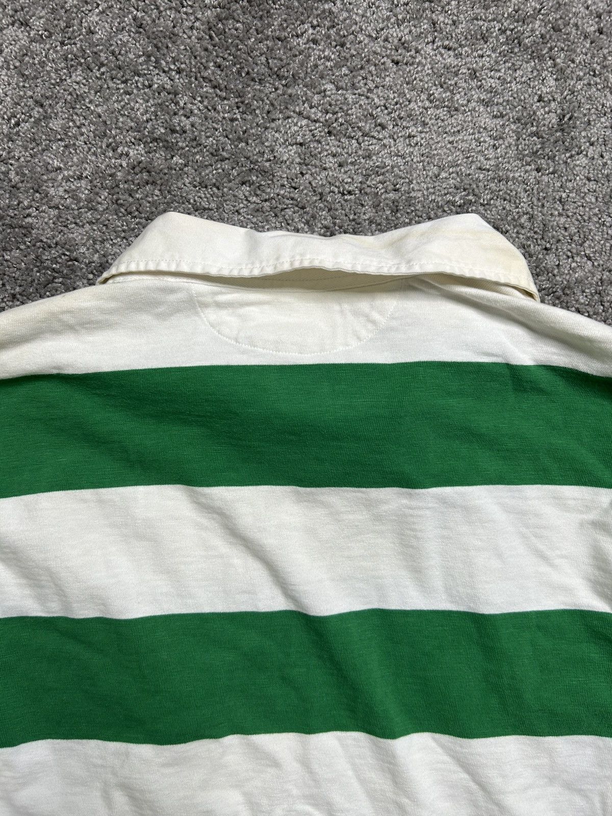 Polo Ralph Lauren Vintage 80s Polo Ralph Lauren Rugby Long Sleeve Striped Size US XXL / EU 58 / 5 - 8 Thumbnail