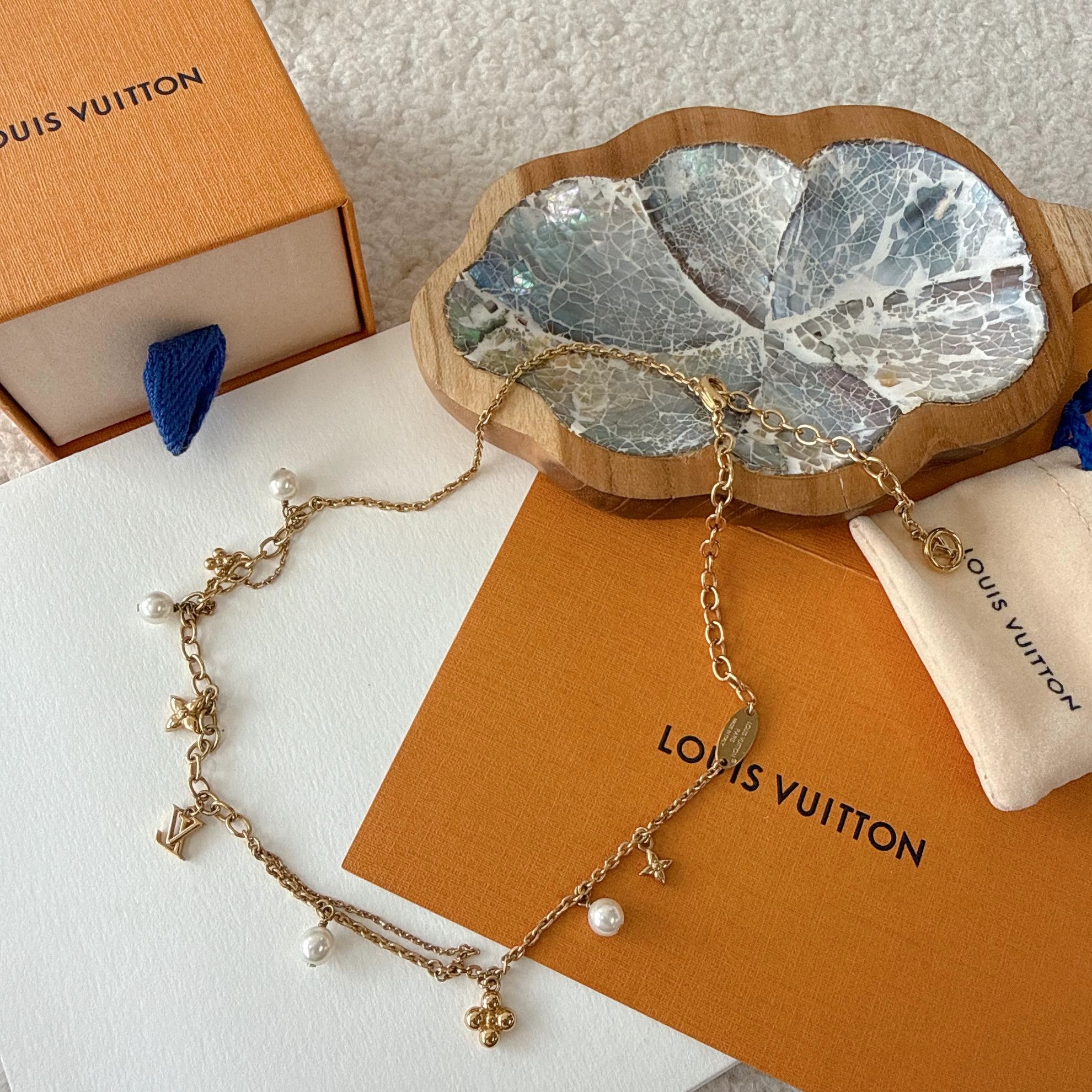 Louis Vuitton LV Double - Layer Pearl Necklace 0257 Size ONE SIZE - 3 Thumbnail