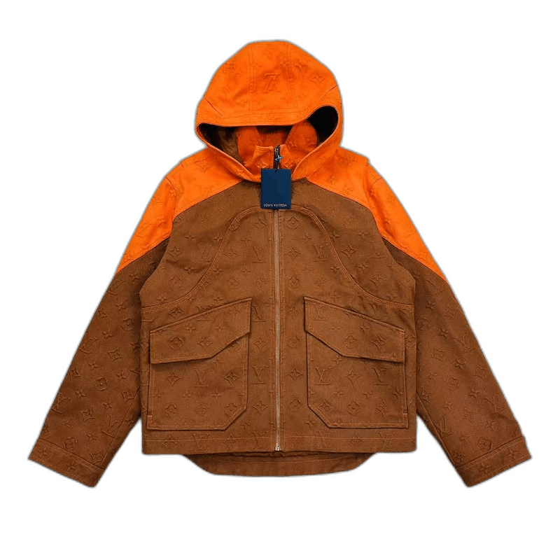 Louis Vuitton Louis Vuitton Tan and Orange Hoodie Jacket Size US M / EU 48-50 / 2 - 1 Thumbnail