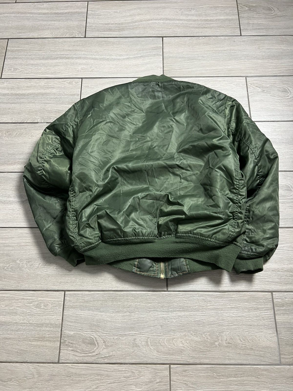 Vintage Vintage Faded MA-1 Bomber Jacket Military Size US M / EU 48-50 / 2 - 7 Thumbnail
