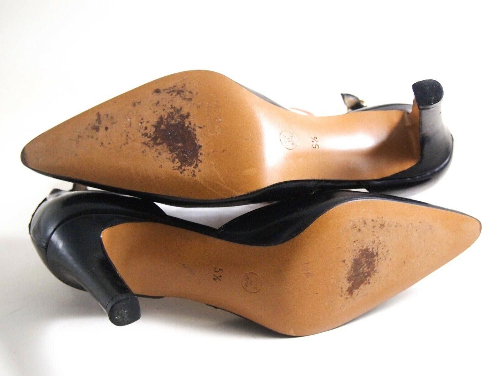 Dior Dior Mid Heel Sandal Pointy Toe Black US 5.5 EU 36 Size US 6 / IT 36 - 7 Thumbnail
