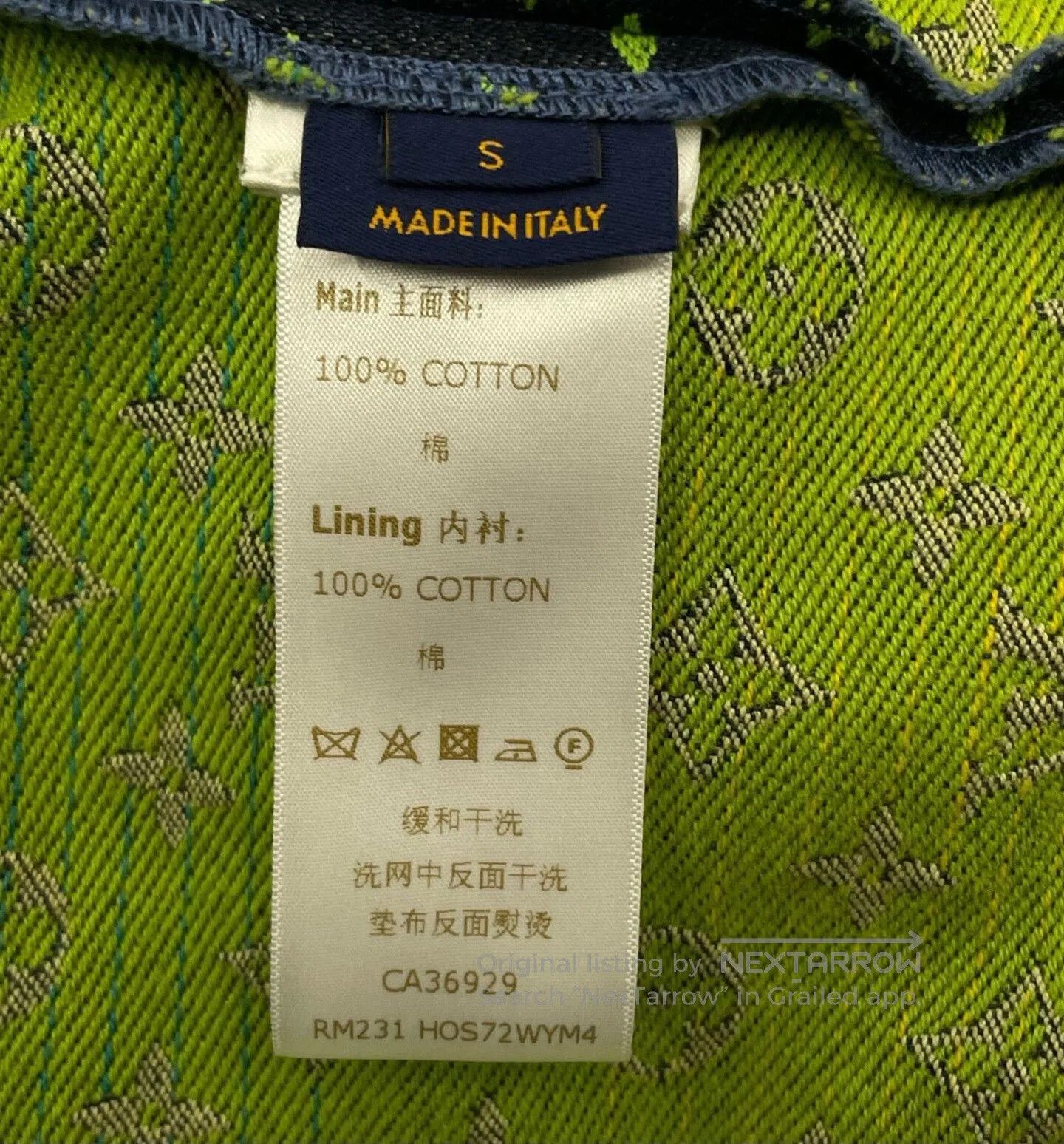 Louis Vuitton stylish lv logo short sleeve denim shirt. Size US S / EU 44-46 / 1 - 6 Thumbnail