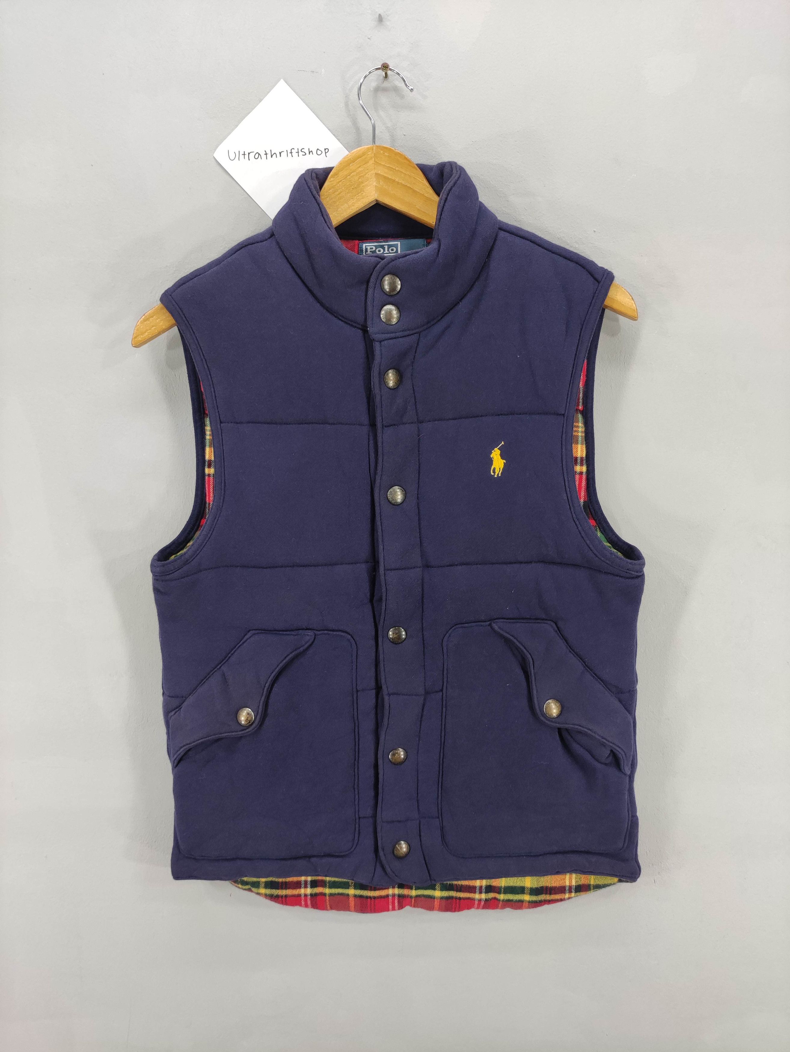 Polo Ralph Lauren Vintage Polo Ralph Lauren Snap Button Light Puffer Vest Size US S / EU 44-46 / 1 - 1 Thumbnail