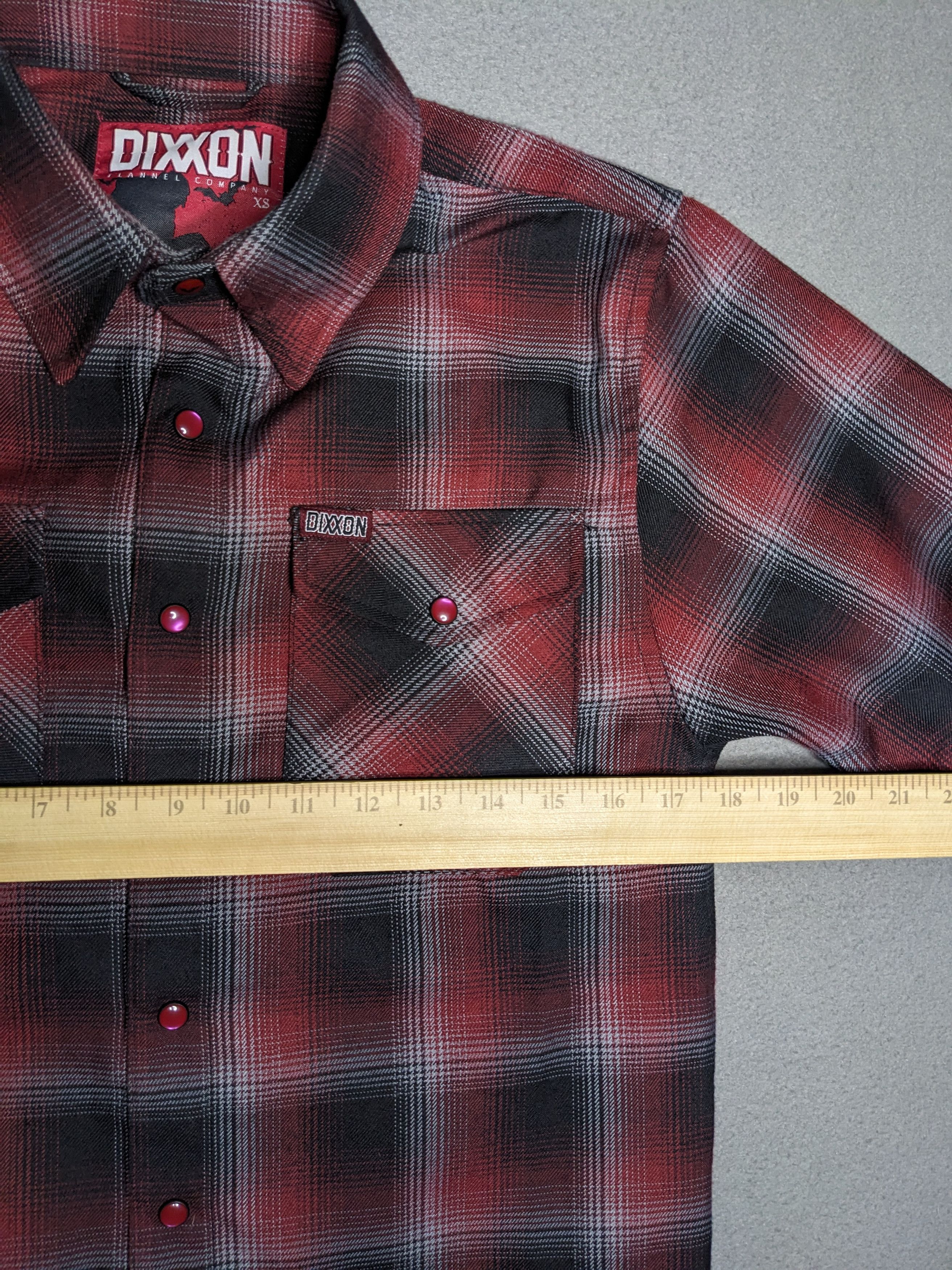 Dixxon Dixxon Flannel Plaid Pearl Snap Shirt The Count RARE Mens XS Size US XS / EU 42 / 0 - 14 Thumbnail