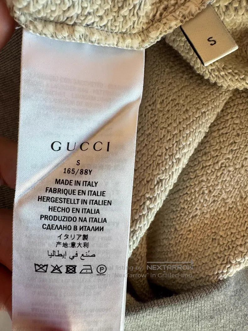Gucci Gucci Hooded sweatshirt with tiger head embroidery Size US S / EU 44-46 / 1 - 4 Thumbnail
