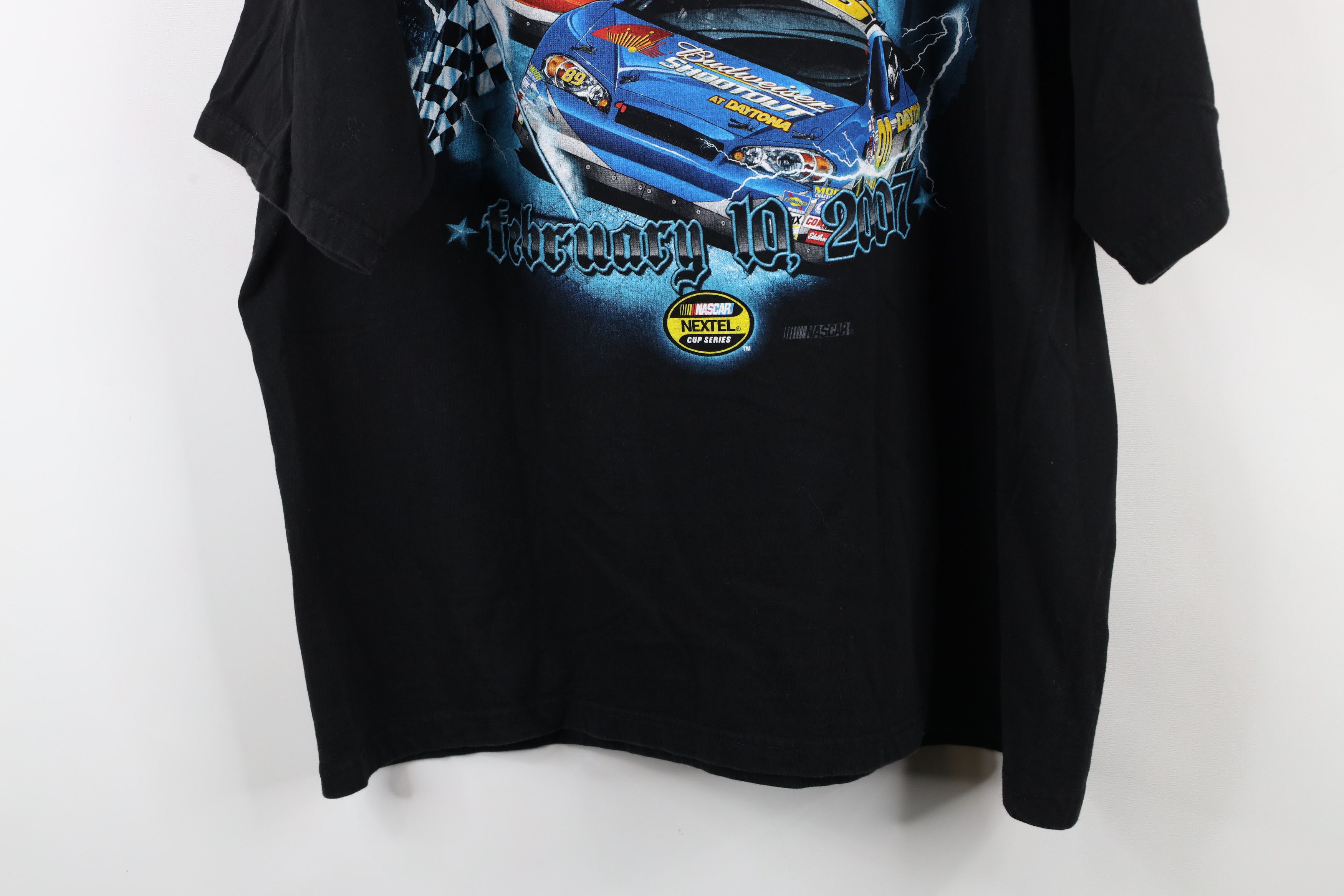 Vintage Vintage Y2K NASCAR Shootout Daytona Lightning Racing T-Shirt Size US XL / EU 56 / 4 - 13 Thumbnail