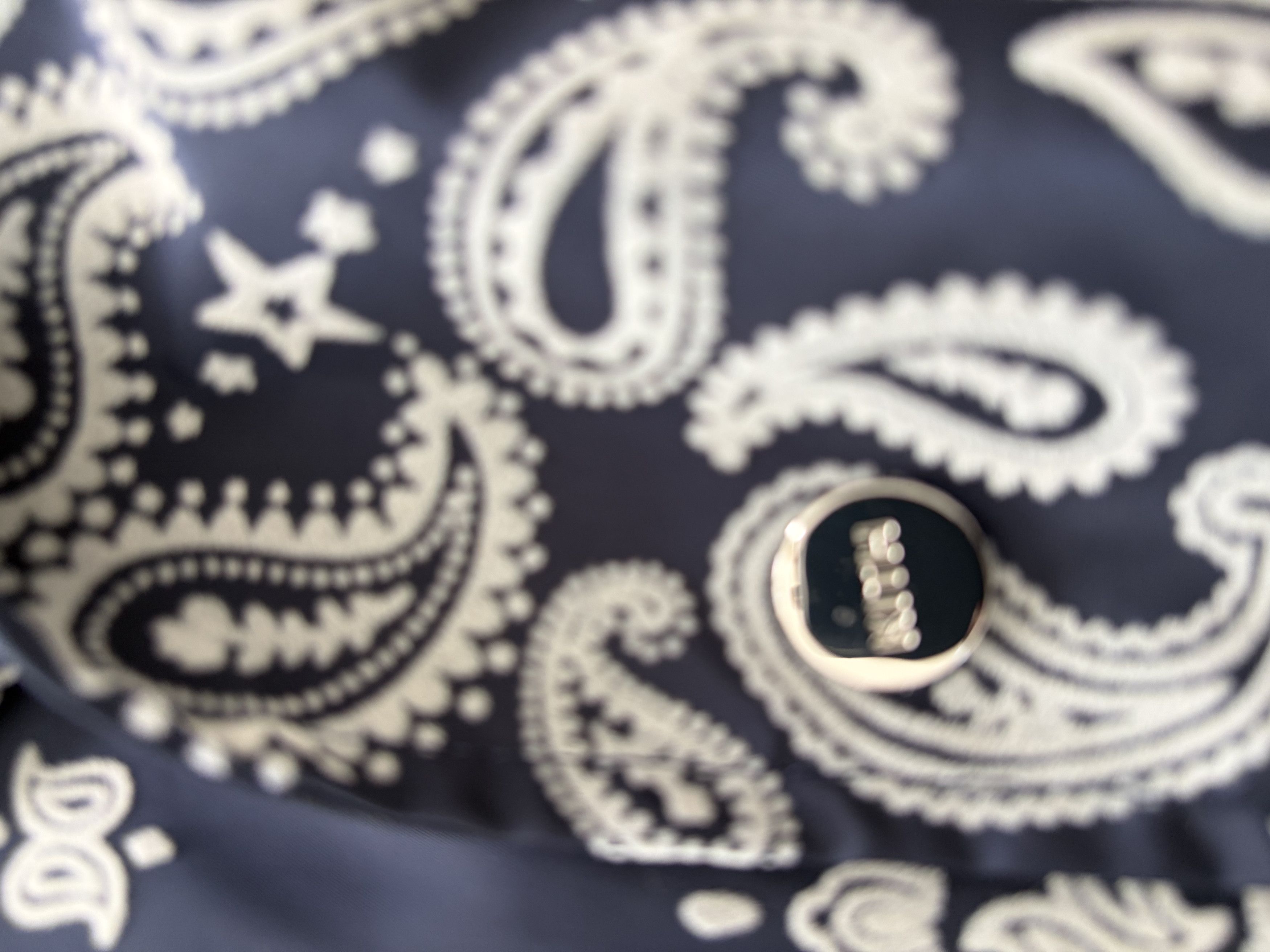 Kith Kith Flocked Deconstructed Bandana Coaches Jacket - Navy Size US M / EU 48-50 / 2 - 6 Thumbnail
