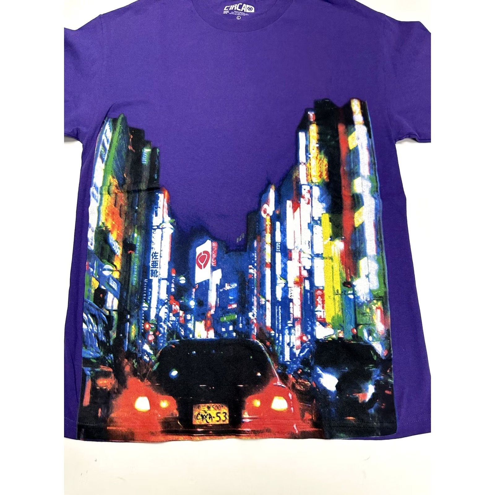 Vintage VINTAGE Circa Footwear Shirt Adult Large Purple City Skate Tee Size US L / EU 52-54 / 3 - 2 Thumbnail