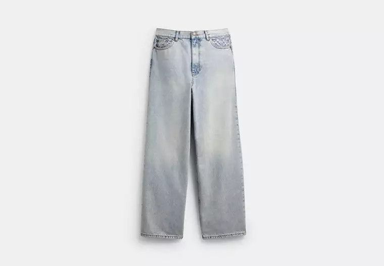 Coach Baggy Denim Jeans In Organic Cotton Size US 34 / EU 50 - 1 Thumbnail