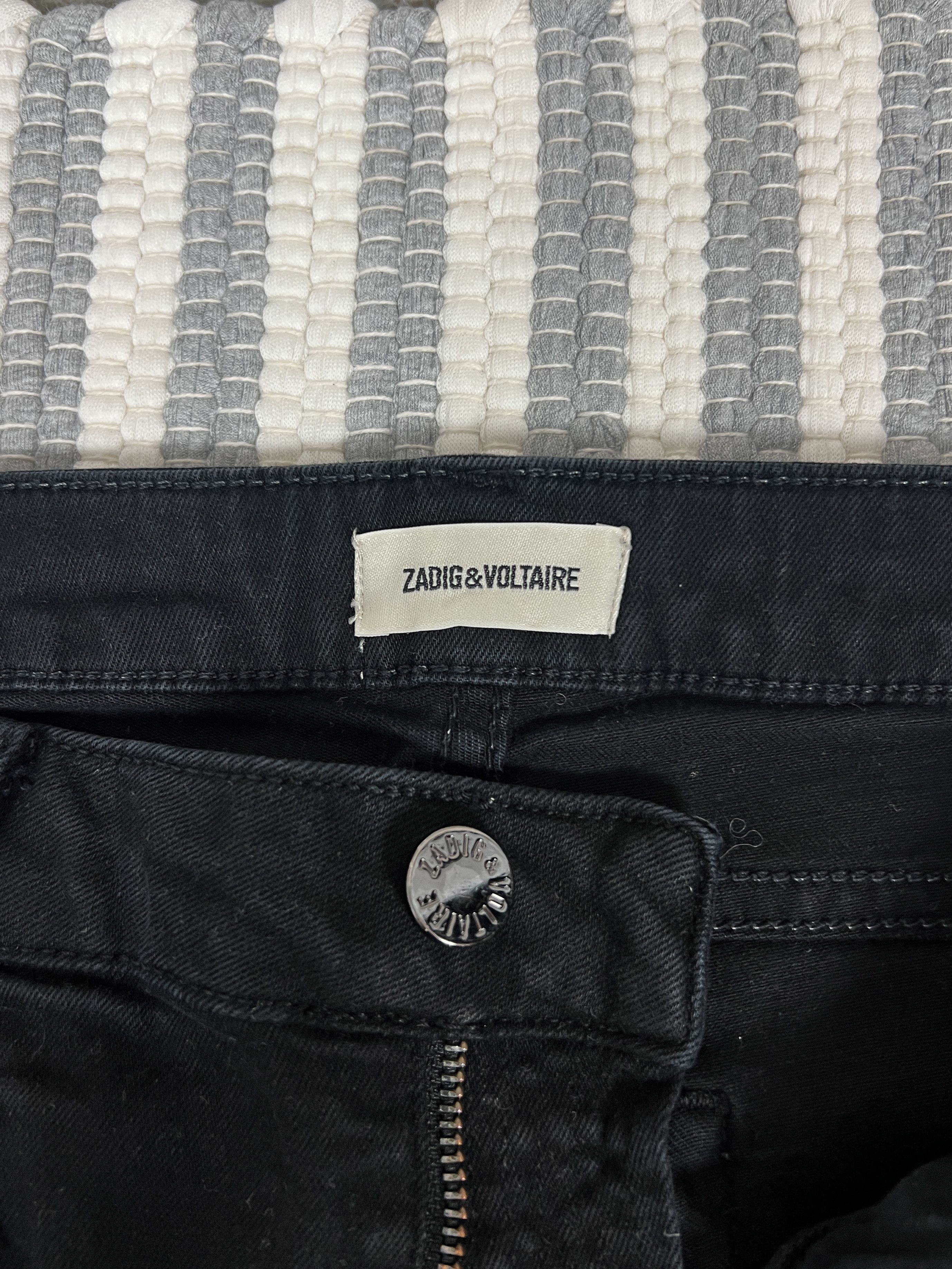 Zadig & Voltaire Zadig & Voltaire Black Jeans Denim Pants Size 27" / US 4 / IT 40 - 5 Thumbnail