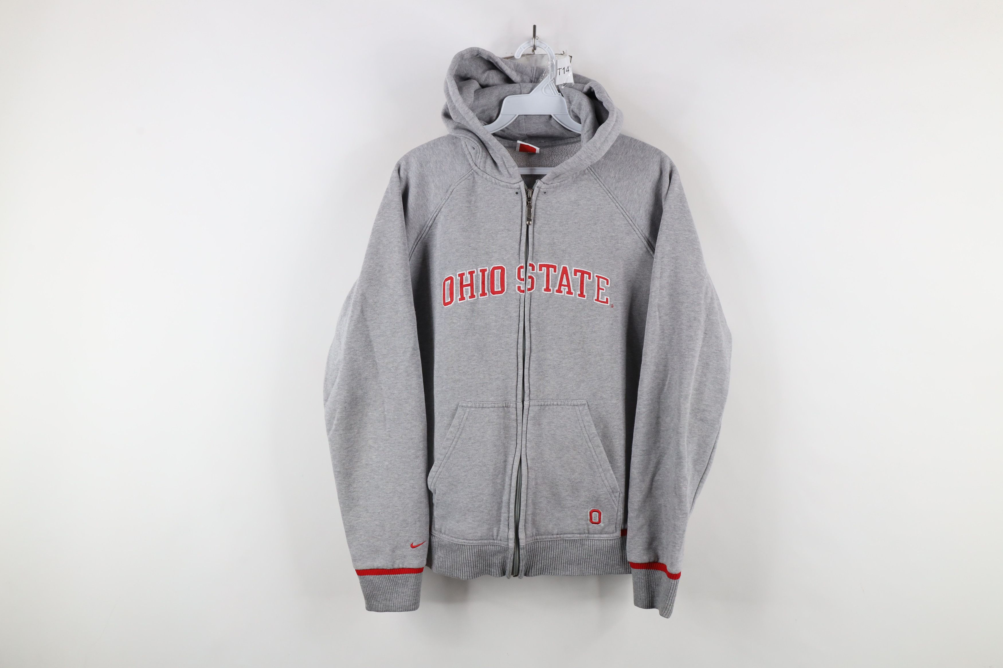 Nike × Vintage Vintage Nike Scott Mini Swoosh Ohio State University Hoodie Size XL / US 12-14 / IT 48-50 - 1 Thumbnail