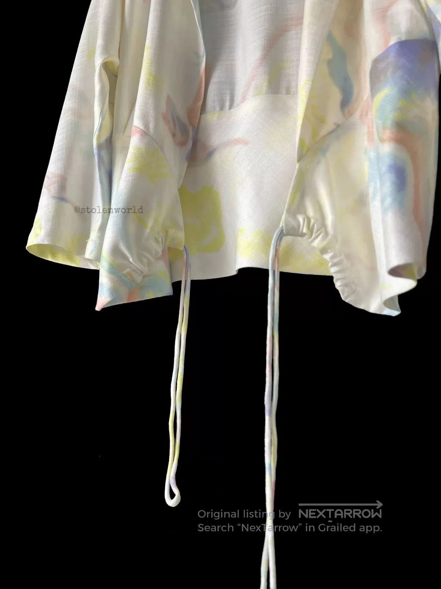 Issey Miyake Issey Miyake 2006 Drawstring Top. Size S / US 4 / IT 40 - 4 Thumbnail