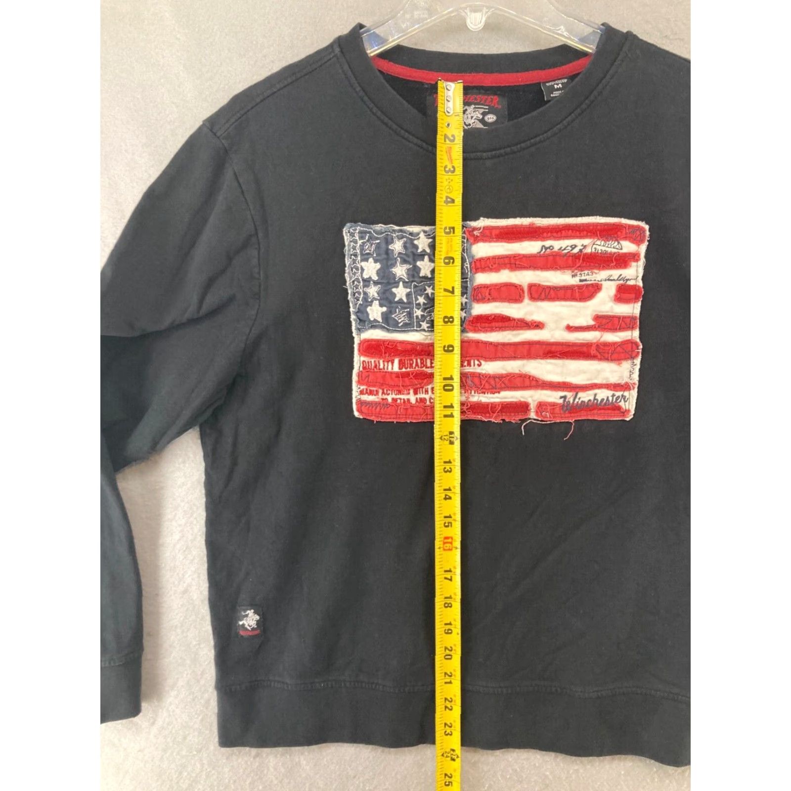 Vintage Winchester Shirt Adult M Black Patriotic Cowboy Western Button-Up Size US M / EU 48-50 / 2 - 3 Thumbnail