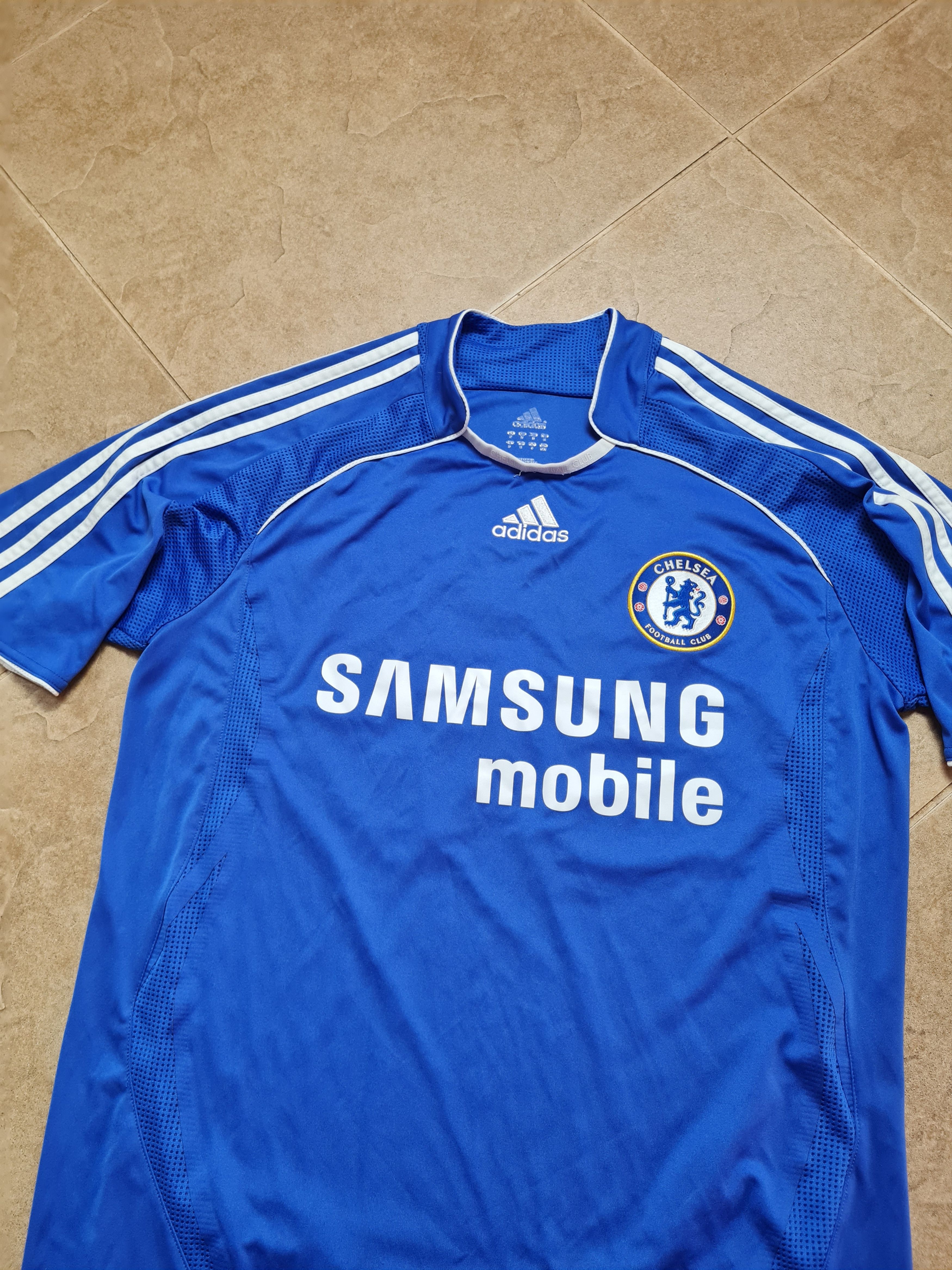 Adidas Soccer Shirt #13 Football Jersey Adidas Chelsea 2006-2008 Size US M / EU 48-50 / 2 - 13 Thumbnail