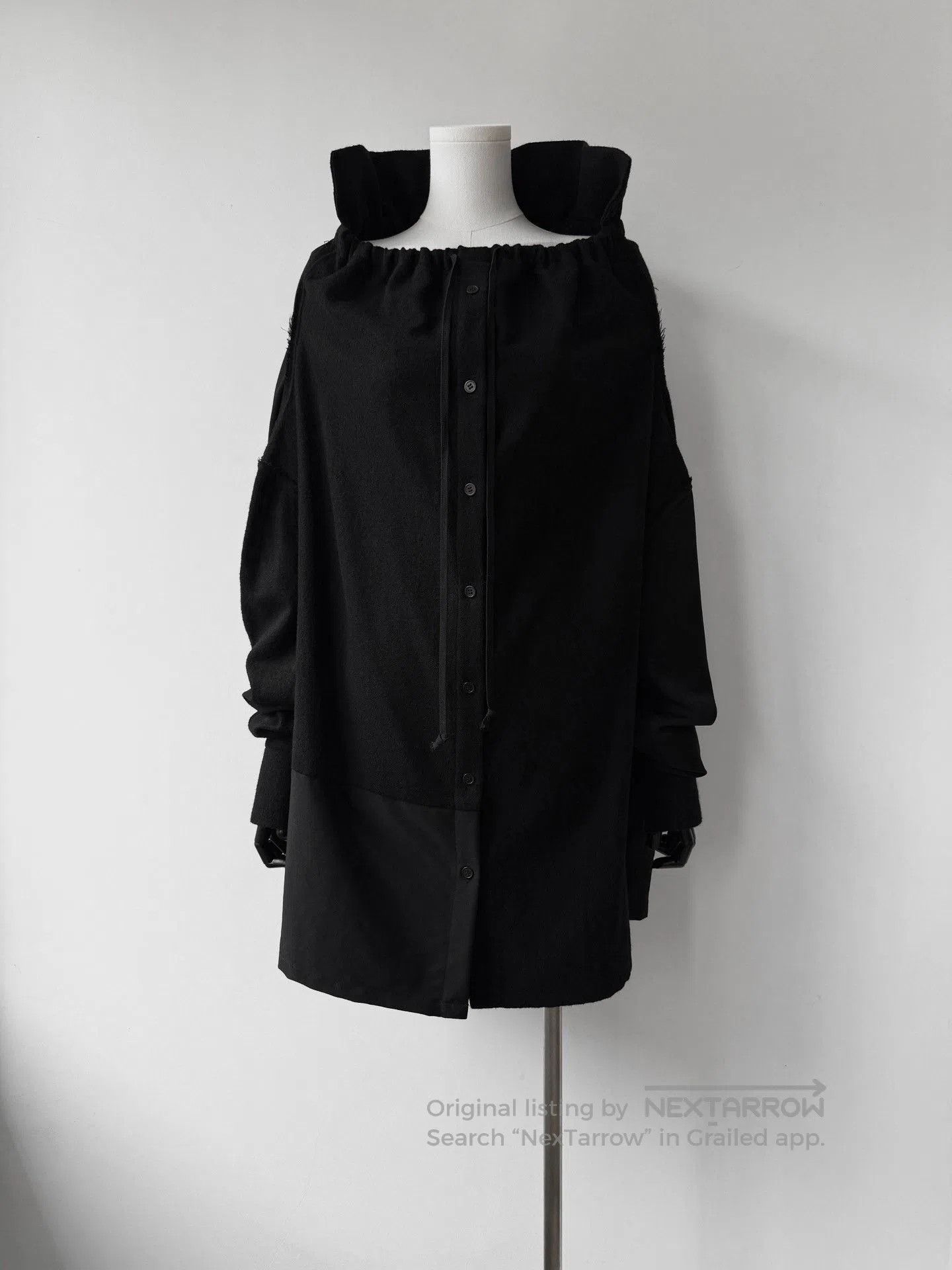 Yohji Yamamoto Yohji Yamamoto Regulation 25AW Wizard Cloak. Size US M / EU 48-50 / 2 - 2 Thumbnail