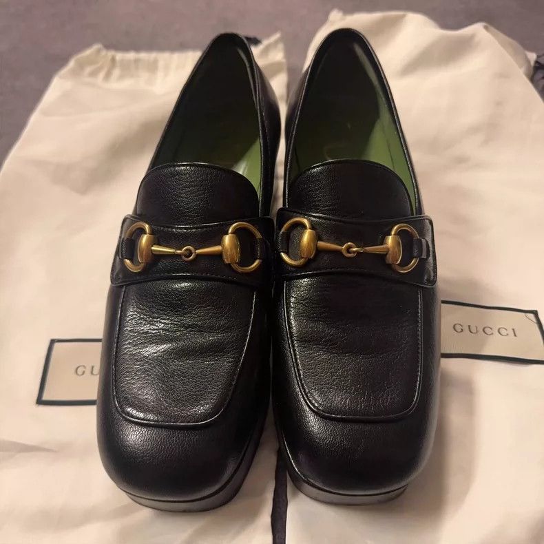 Gucci Gucci Black High Heels Size 37.5-2505 Size US 7 / IT 37 - 2 Thumbnail