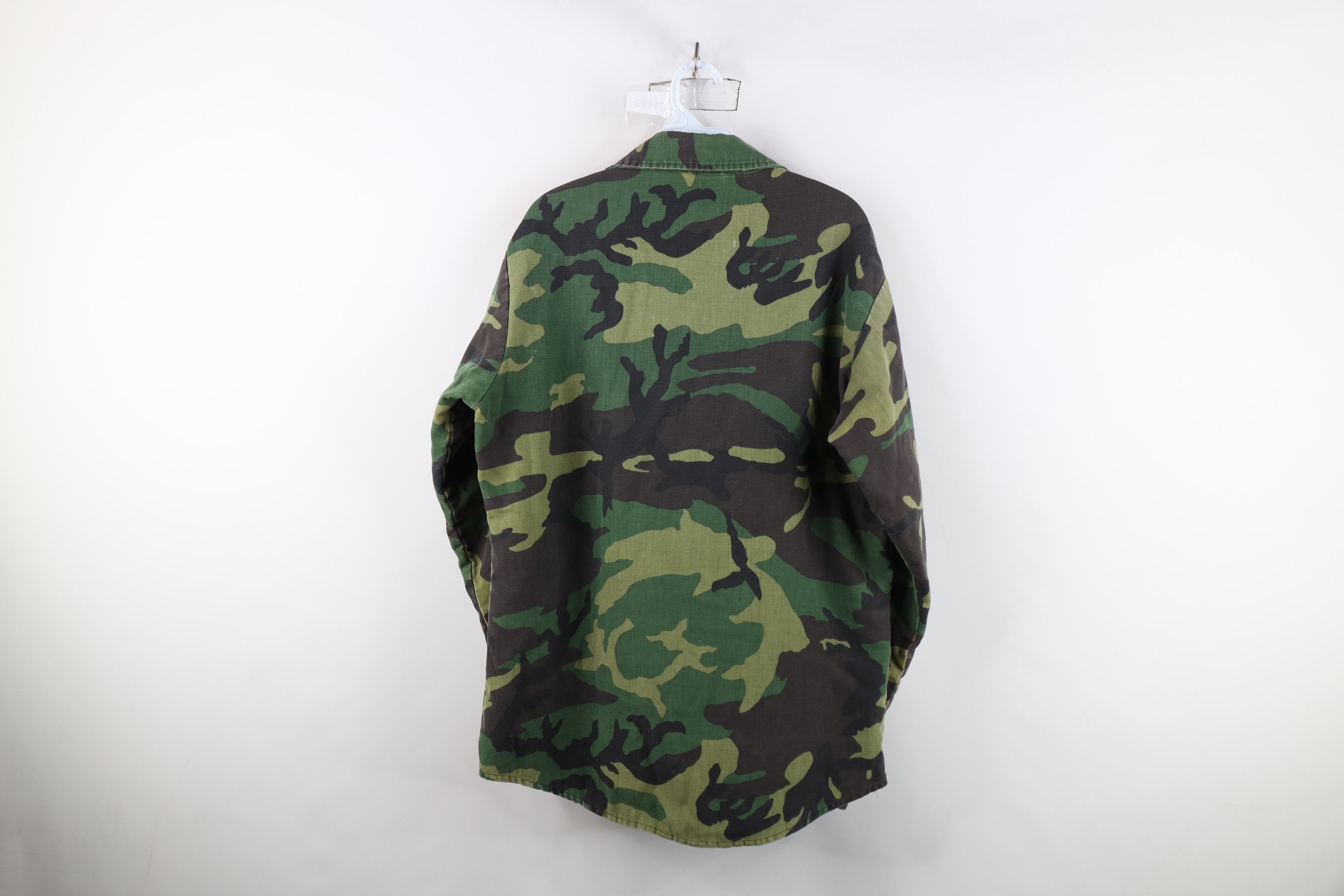 Vintage Vintage 70s Streetwear Quilted Camouflage Shirt Jacket USA Size US L / EU 52-54 / 3 - 14 Thumbnail