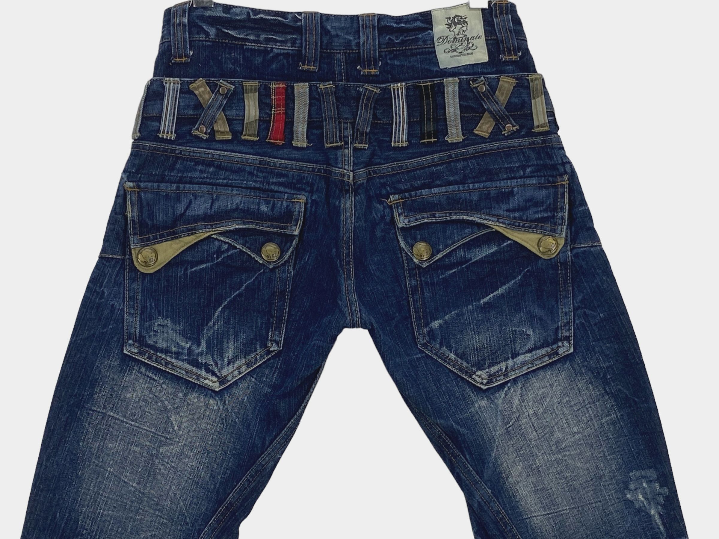 Japanese Brand Dominates Jeans Double Waist Jeans Japanese Jeans Size US 30 / EU 46 - 4 Thumbnail