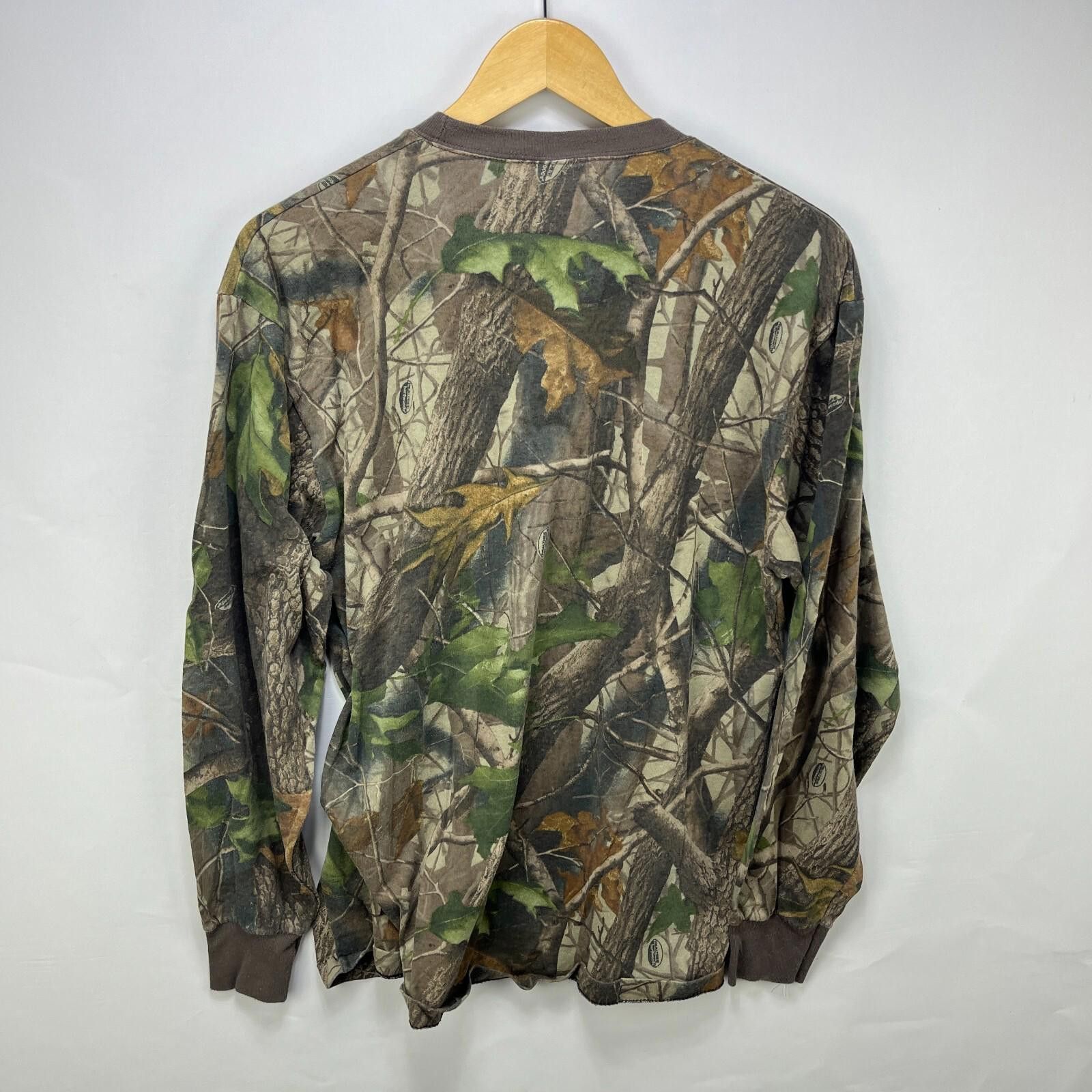 Realtree Vintage 90s Real Tree Camo Long Sleeve Shirt USA Large Size US L / EU 52-54 / 3 - 11 Thumbnail