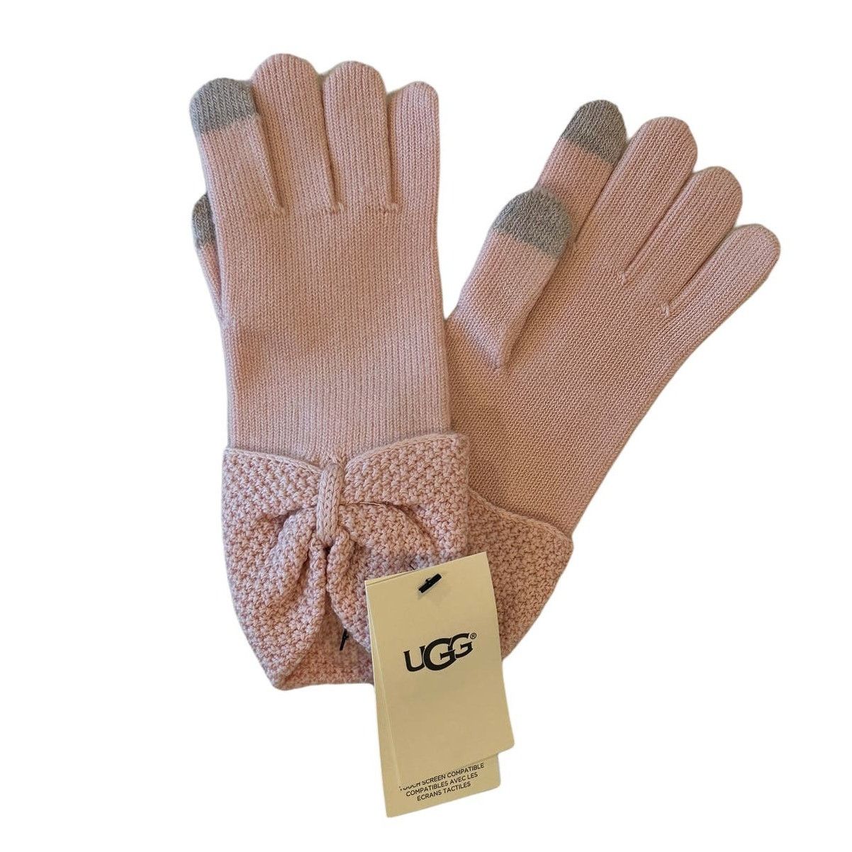 Ugg UGG ​Bow Tech Gloves One Side Light Pink Size ONE SIZE - 3 Thumbnail