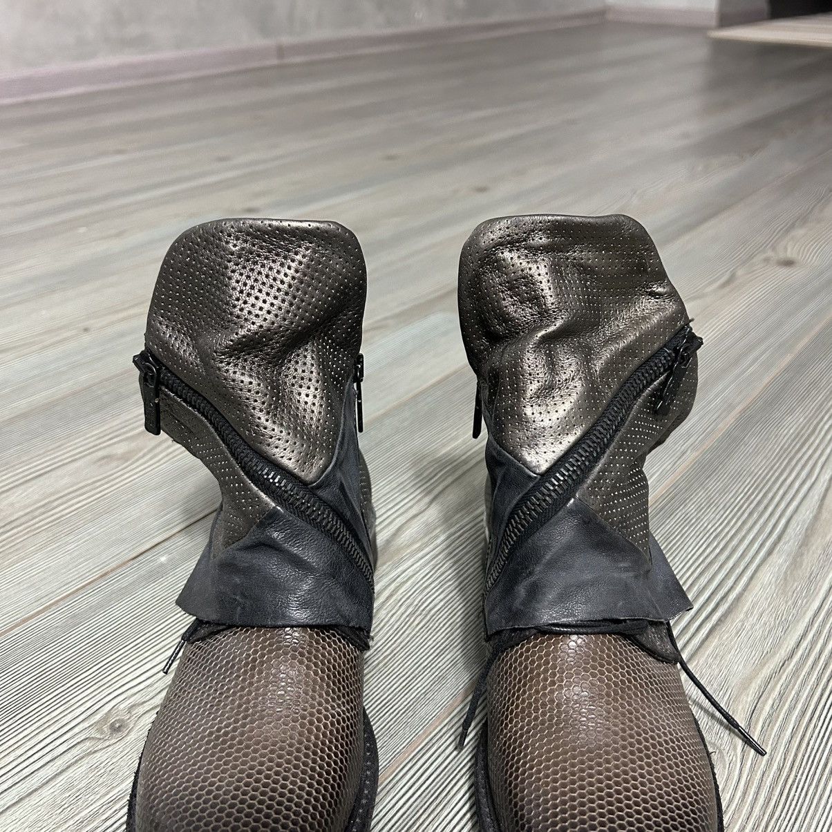 A.S.98 AS 98 Airstep Boho Biker Distressed Rick Owens Style Boots Size US 6 / IT 36 - 8 Thumbnail