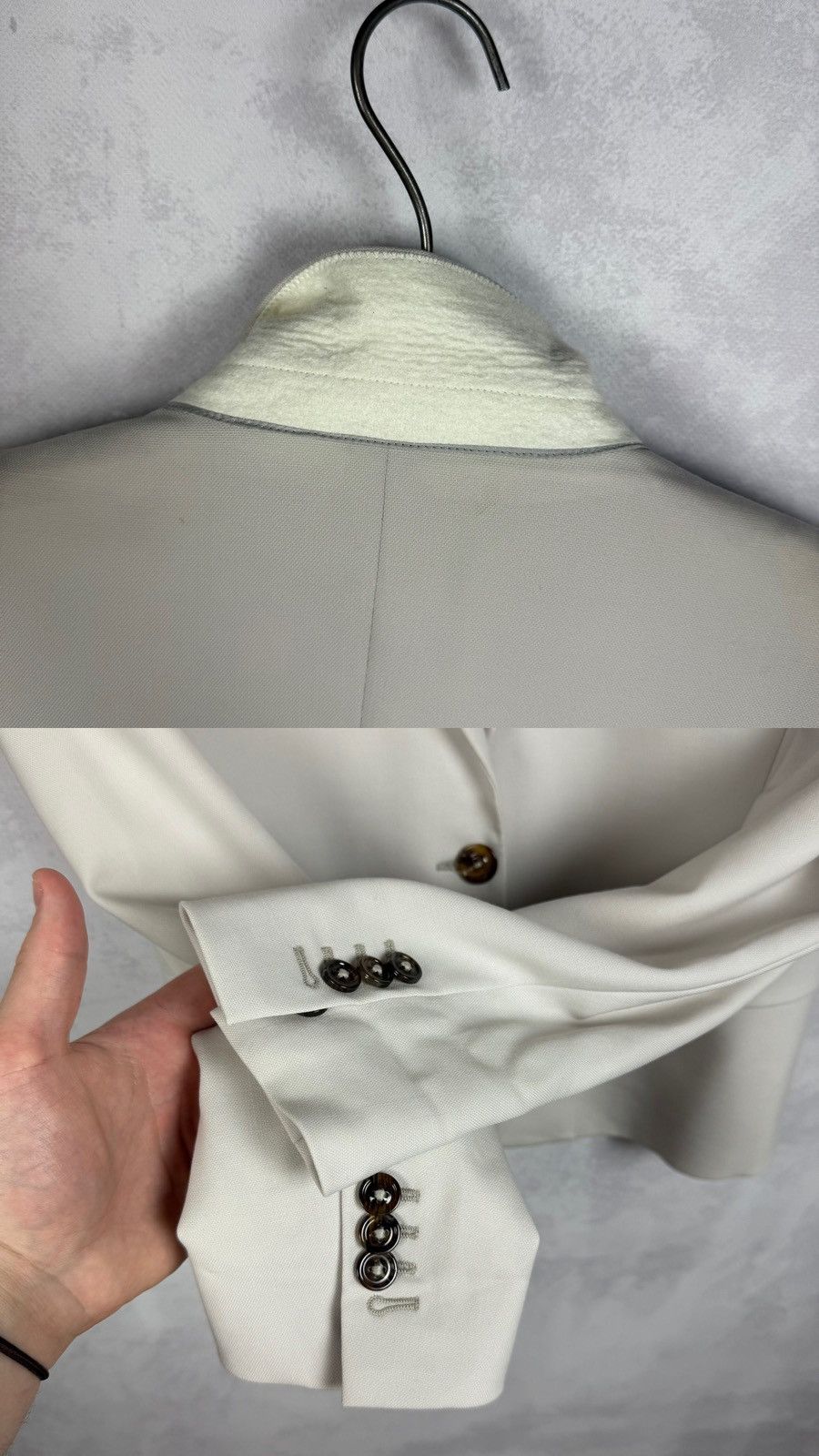 Maison Margiela Maison Martin Margiela 4 Women’s 1 Button Wool Blazer Jacket Size M / US 6-8 / IT 42-44 - 14 Thumbnail