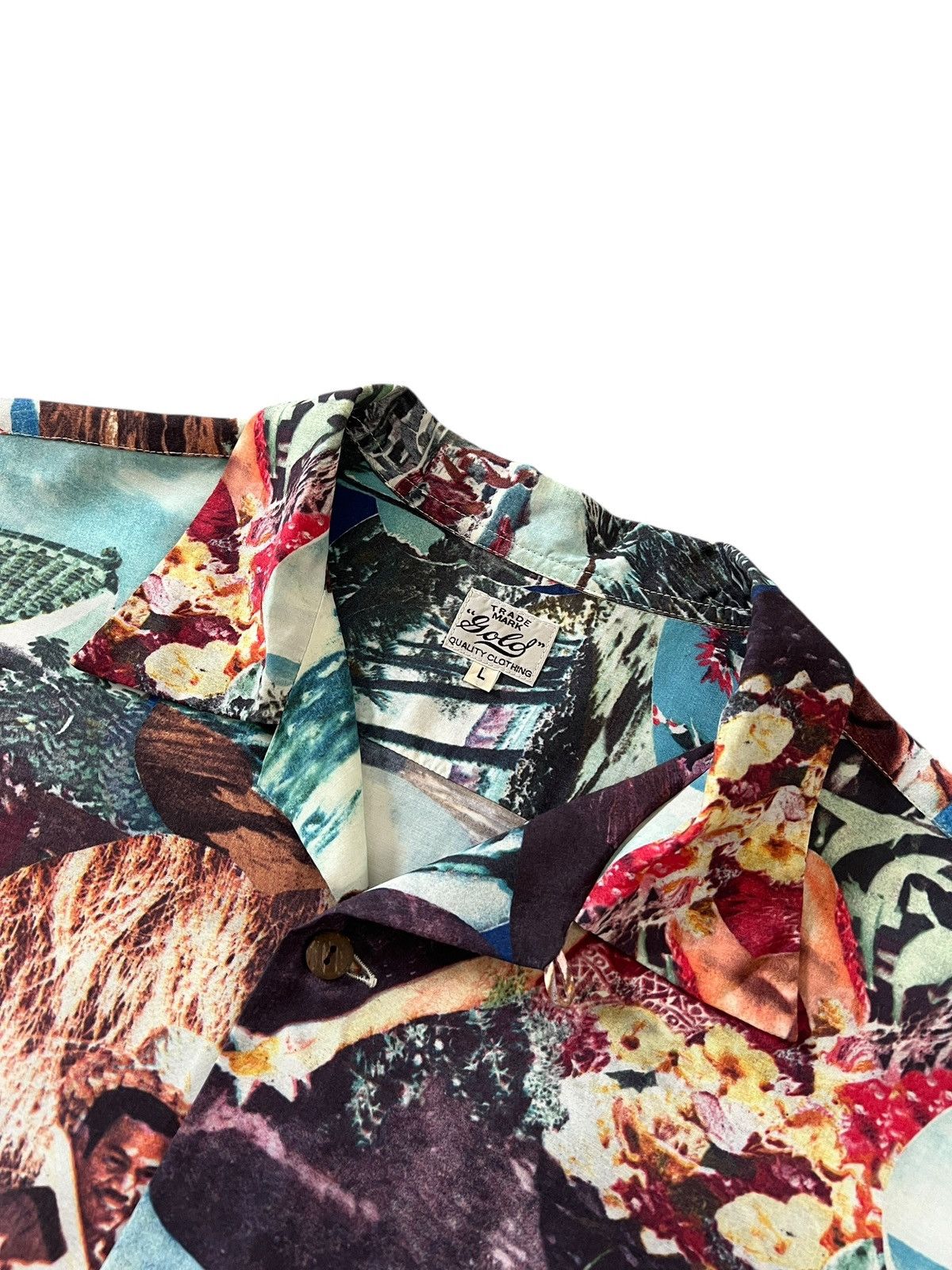 Sun Surf Toyo Enterprise ‘Gold” Rayon Graphic Hawaiian Shirt Sun Surf Size US L / EU 52-54 / 3 - 3 Thumbnail
