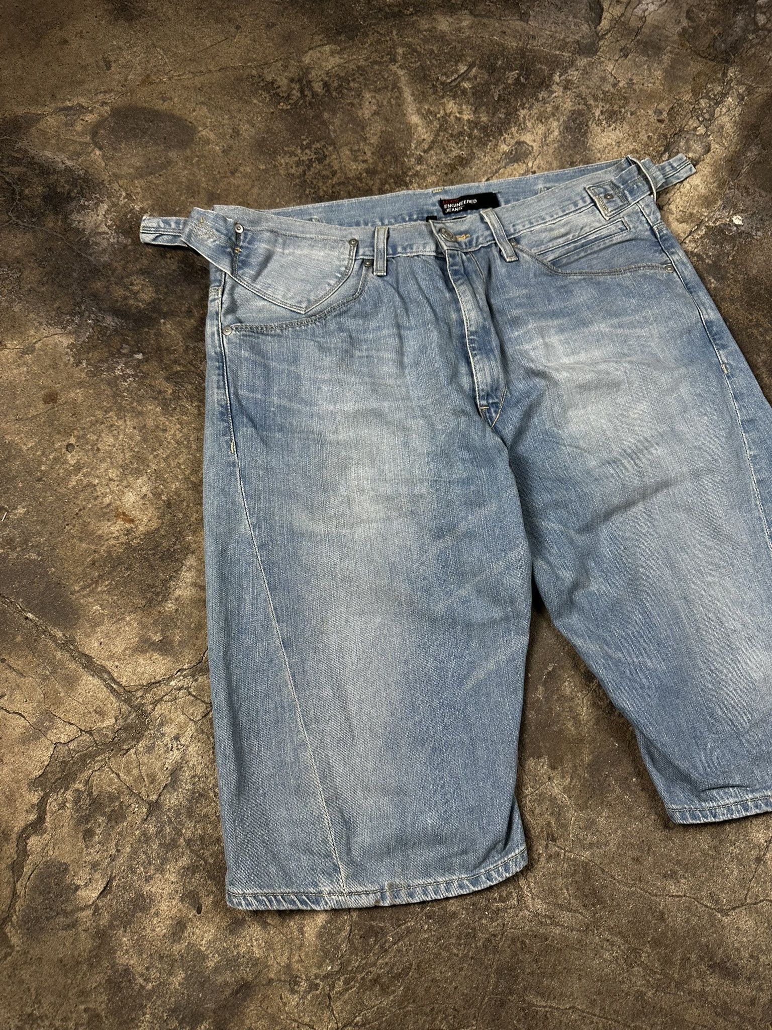 Engineered Garments × Levi's Vintage Y2k Levi's Engineered Jeans Shorts Jorts Size US 34 / EU 50 - 2 Thumbnail