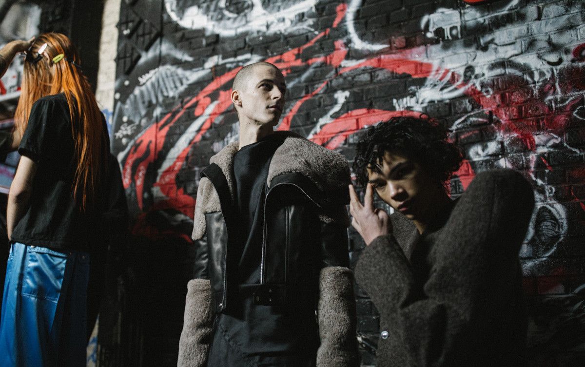 Rick Owens 💥*NEW* KEITH SHEARLING JACKET PERFORMA/STROBE BLACK/PEARL Size US M / EU 48-50 / 2 - 8 Thumbnail