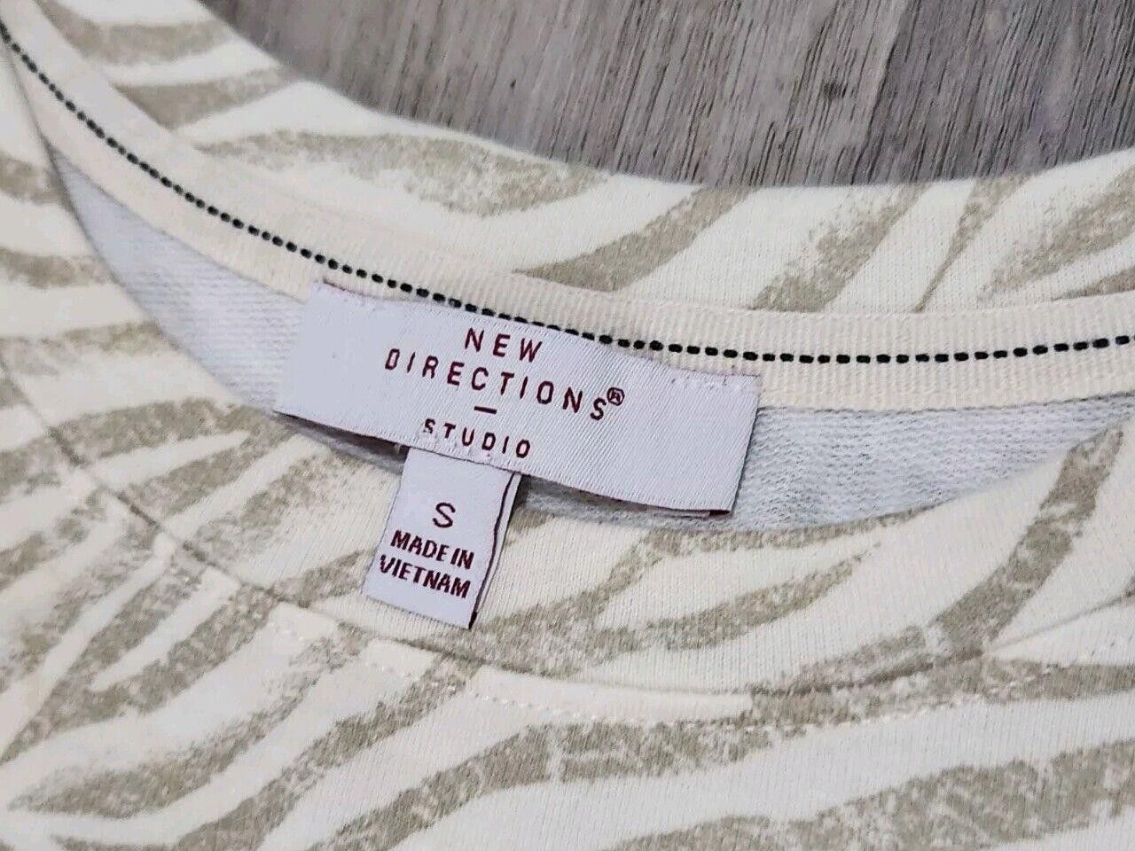 Designer New Directions Dress Small Animal Print Beige Scoop hem Size S / US 4 / IT 40 - 2 Thumbnail