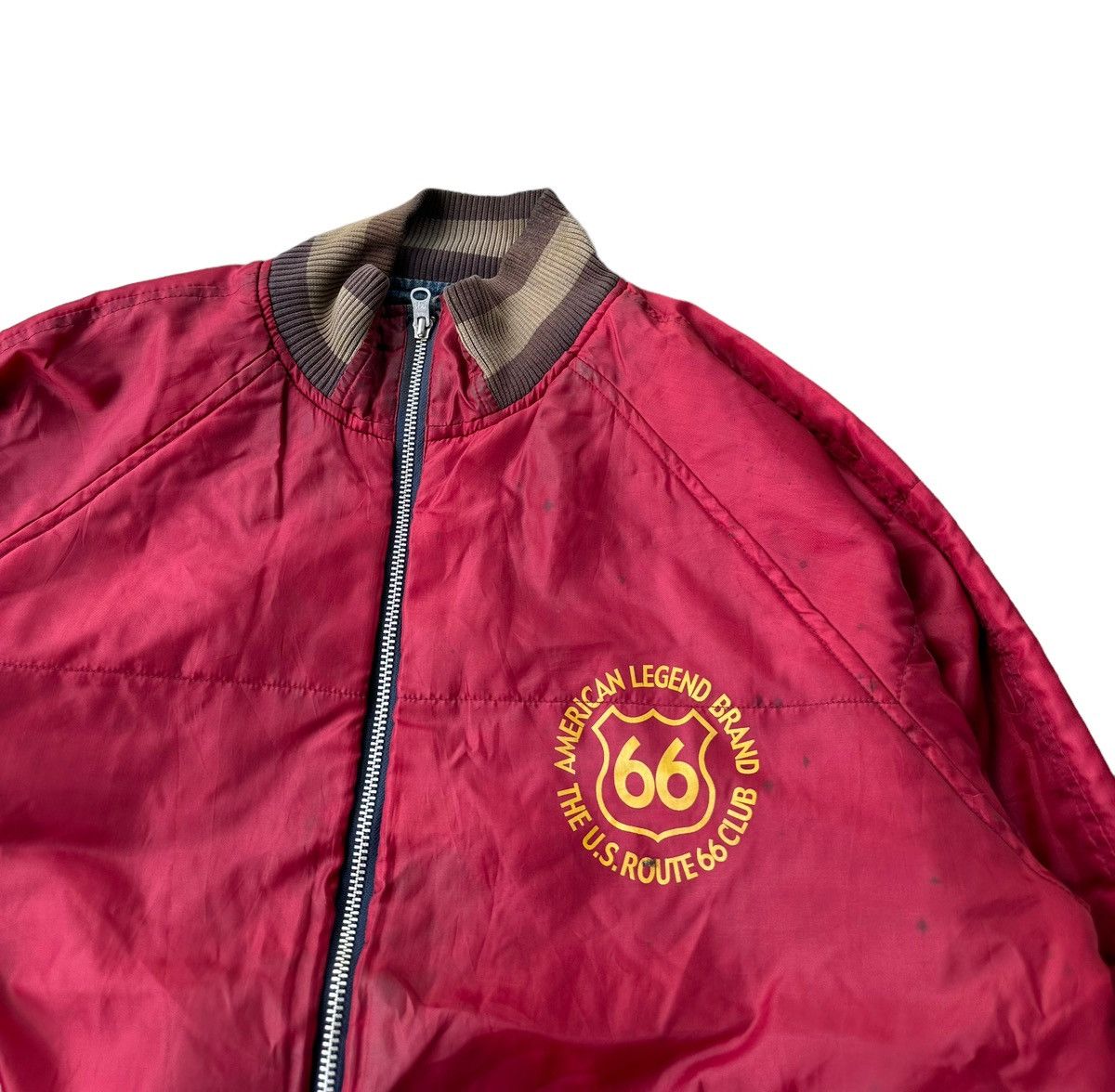 Vintage Vintage The U.S Route 66 club reversible jacket Size US L / EU 52-54 / 3 - 6 Thumbnail