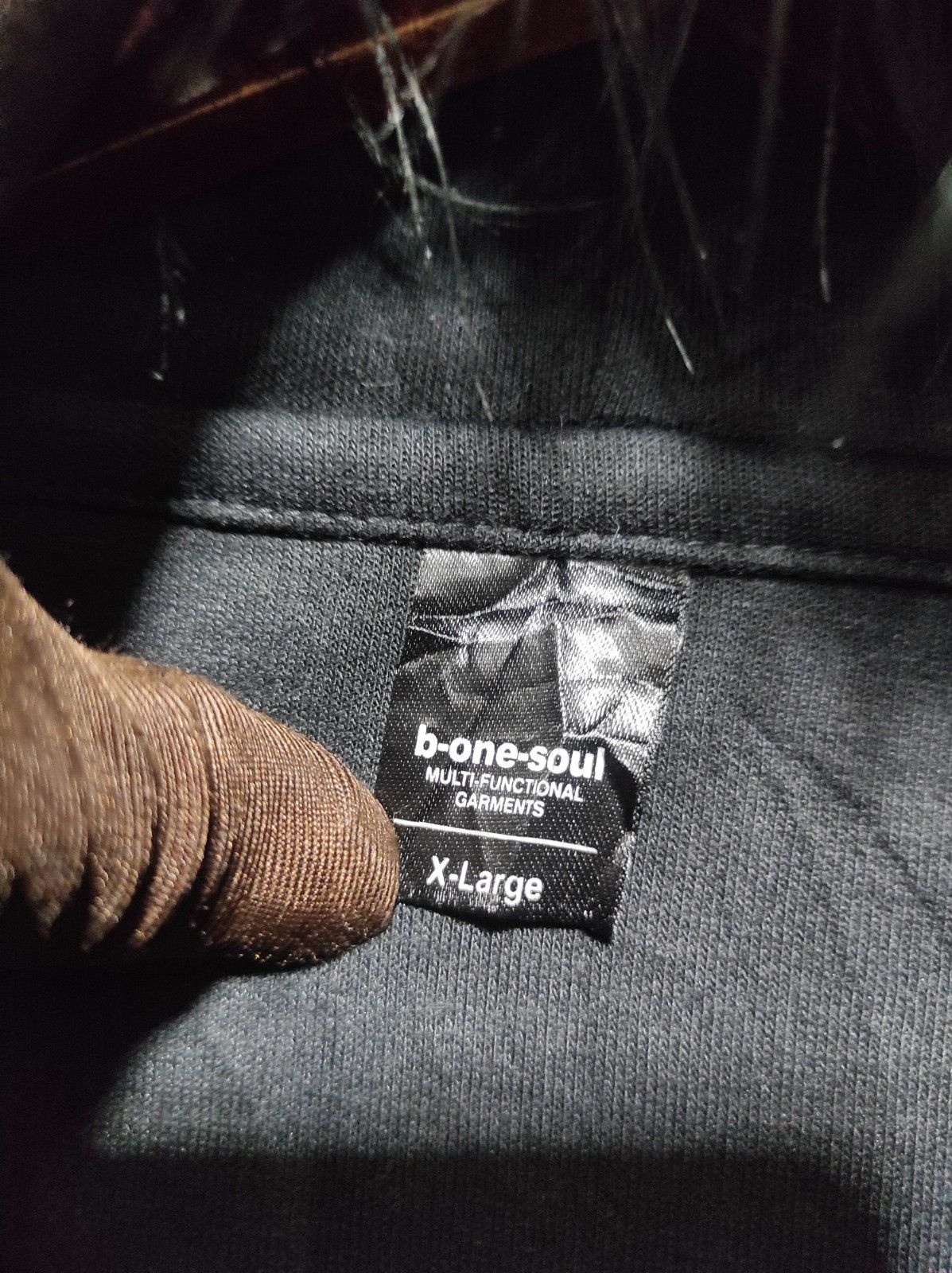 Japanese Brand B-One Soul zipper fur hoodie Size US L / EU 52-54 / 3 - 7 Thumbnail