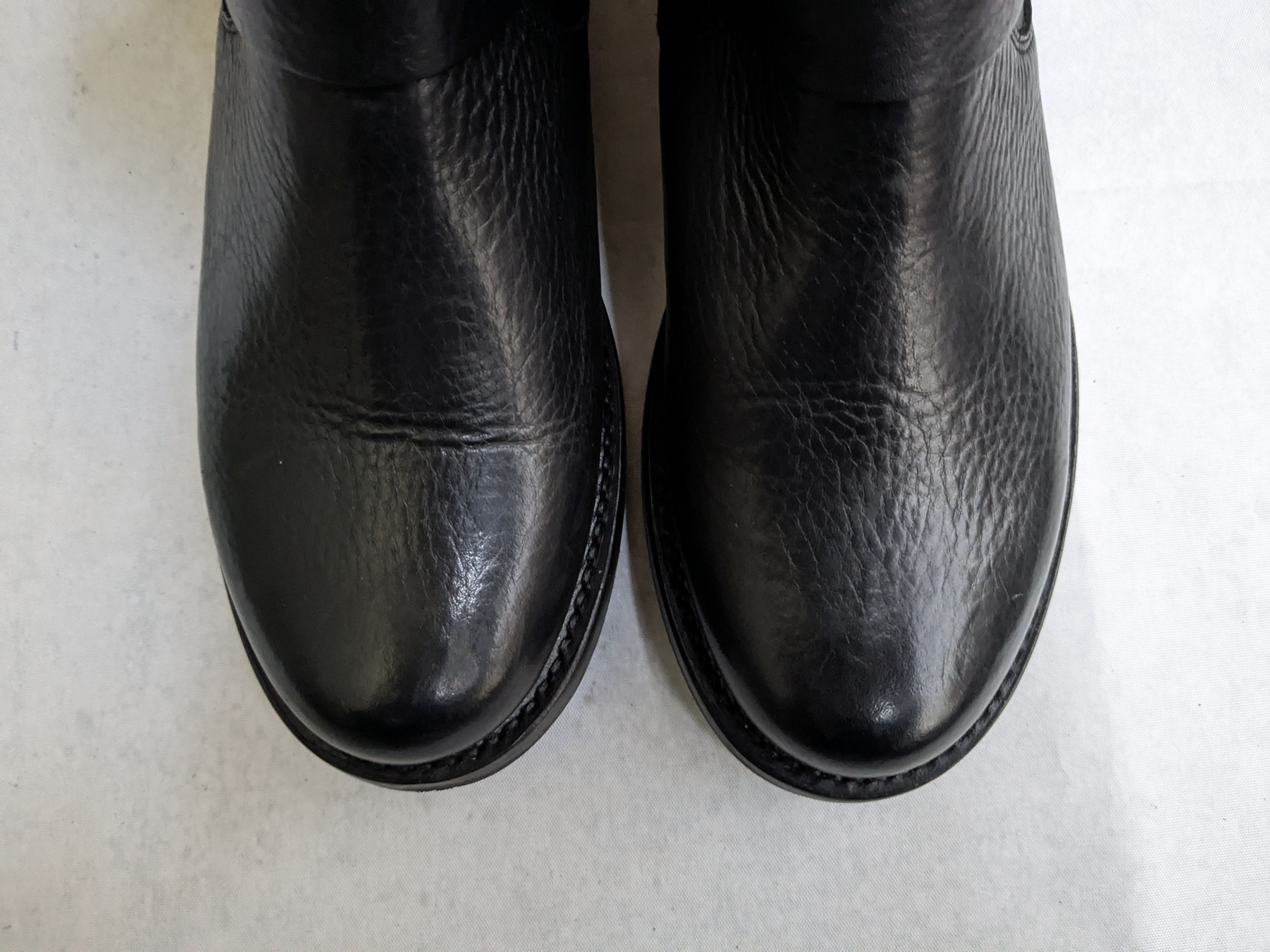 Frye Frye Engineer Boots Black Leather 7 Buckle Size US 7 / EU 40 - 3 Thumbnail