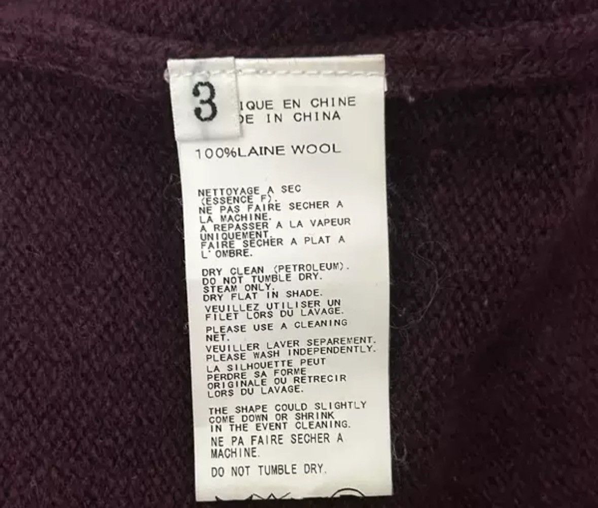 Yohji Yamamoto Yohji Yamamoto 12aw Rolled Crimson sweater 2412-Nextarrow Size US L / EU 52-54 / 3 - 5 Thumbnail