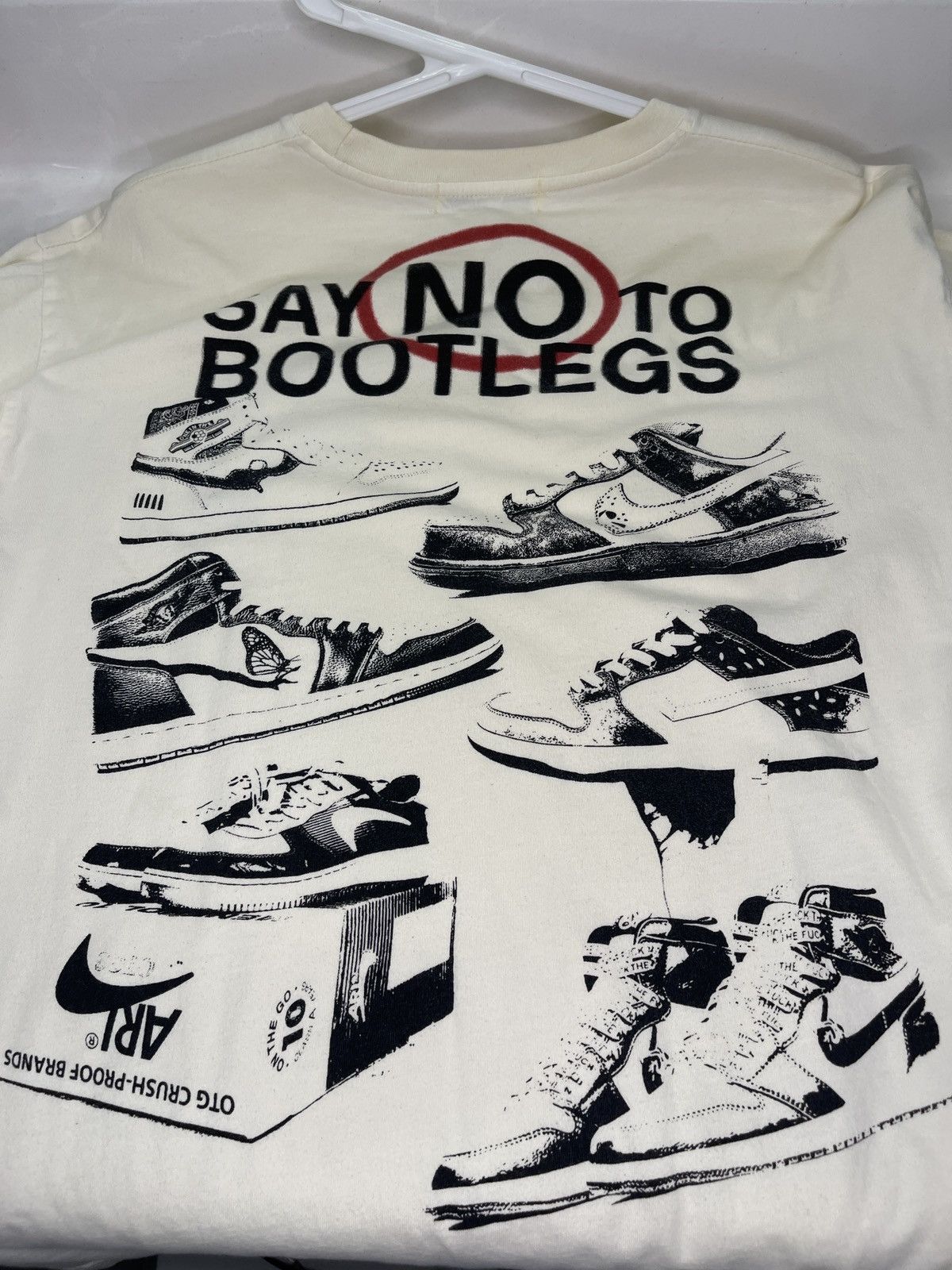 Other SAY NO TO BOOTLEGS - T Shirt Cream Size US L / EU 52-54 / 3 - 3 Thumbnail
