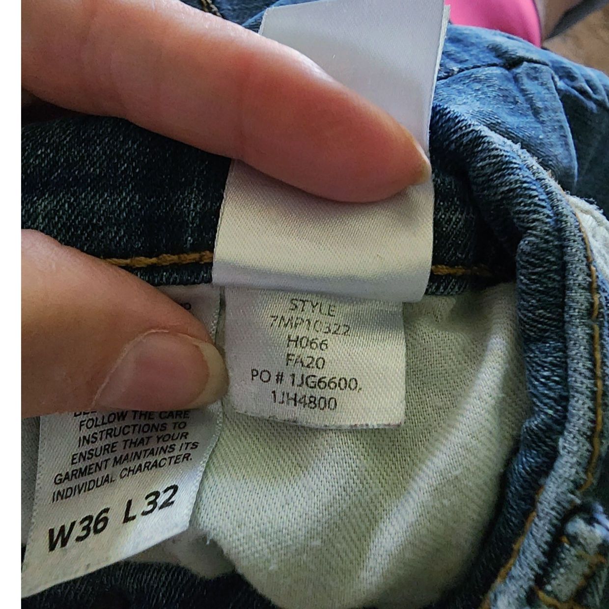Lucky Brand Lucky Brand men skinny blue jeans 36W 32L Size US 36 / EU 52 - 9 Thumbnail