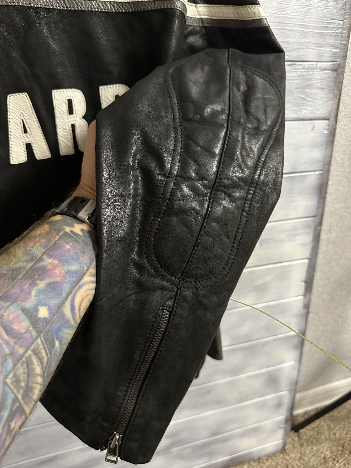 Other Rare 4 Wards Leather Jacket Racing Motorcycle Size US M / EU 48-50 / 2 - 16 Thumbnail