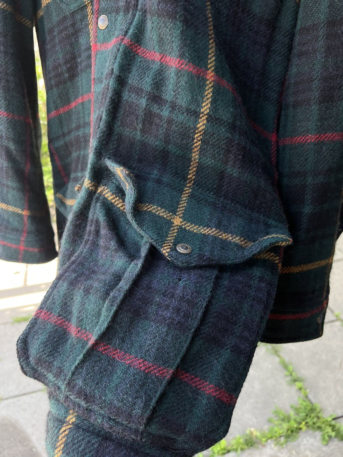 Ralph Lauren Blue Label × Vintage Ralph Lauren Blue Label Wool & Alpaca Blend Real Fur Jacket Size L / US 10 / IT 46 - 22 Thumbnail