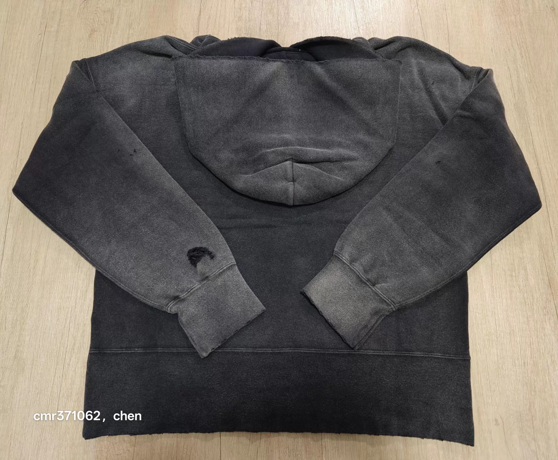 Visvim VISVIM 23SS COURT HOODIE P.O.CRASH Black 3 (s/d 1) Size US L / EU 52-54 / 3 - 7 Thumbnail
