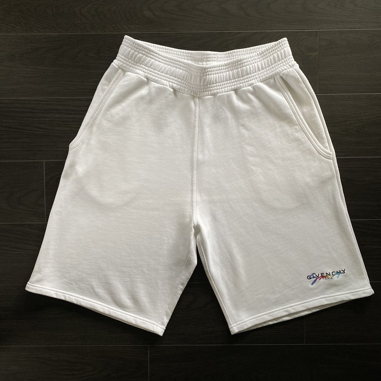 Givenchy Rainbow Logo Sweatshorts Size US 32 / EU 48 - 1 Thumbnail